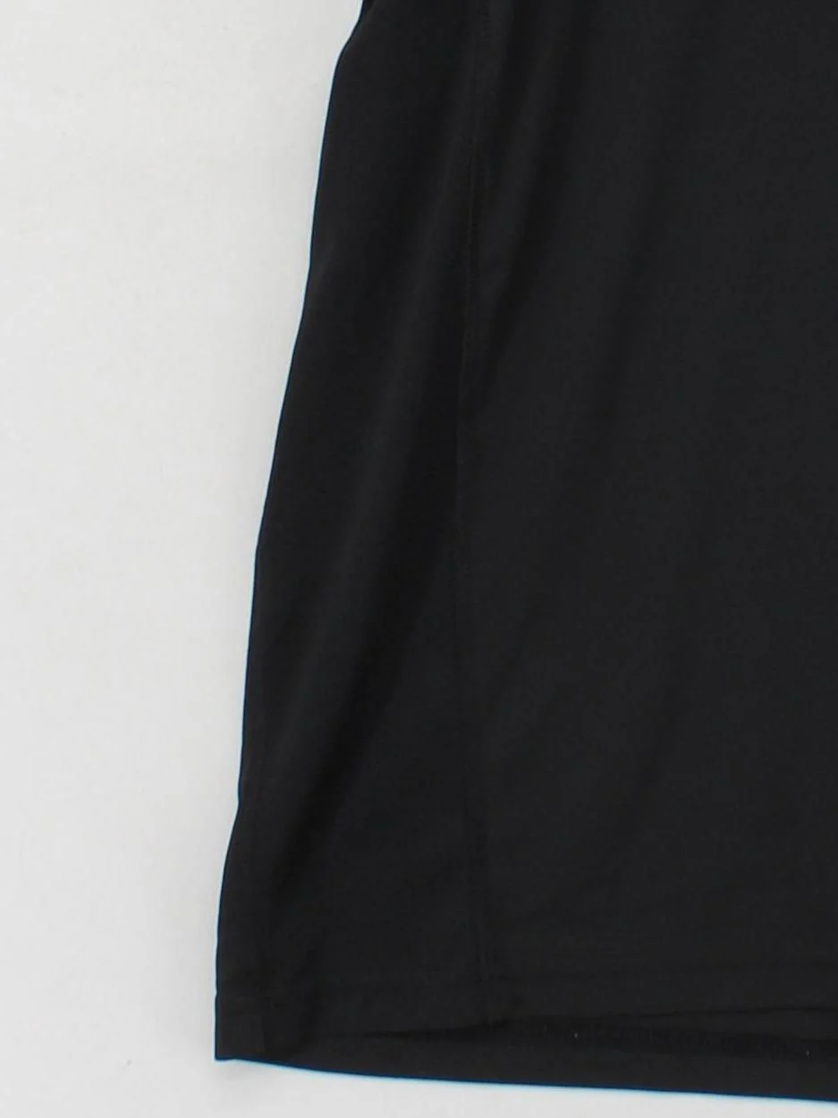 Adidas Men's T-Shirt L Black 100% Polyester Round Neck Basic - Image 4