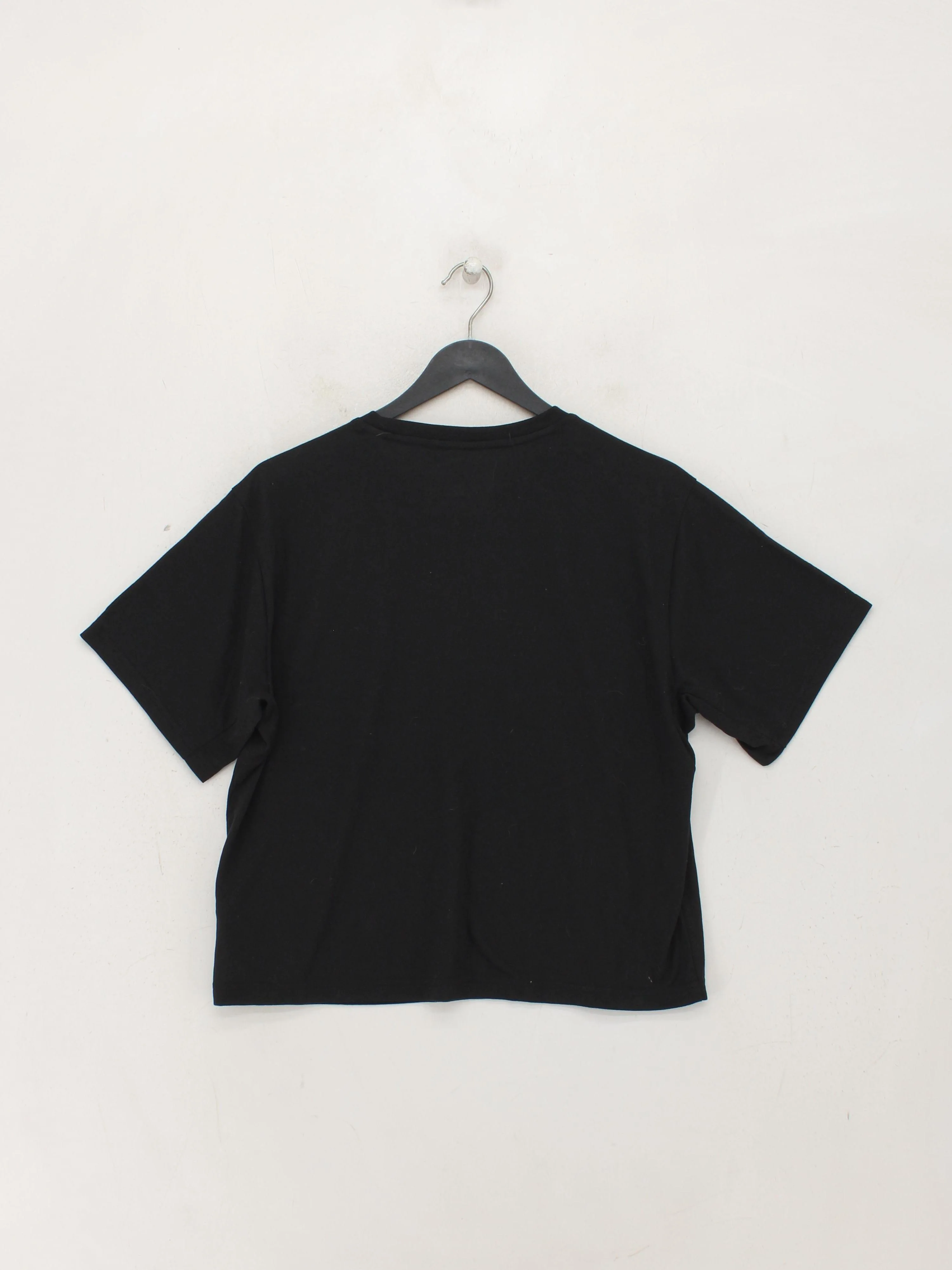 Adidas Men's T-Shirt L Black Graphic Polyester with Viscose Round Neck Basic - Image 2