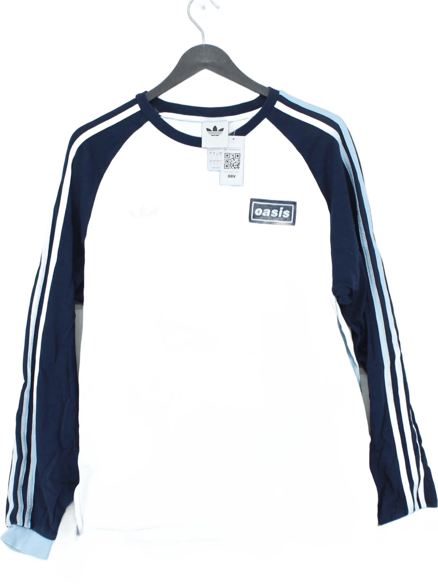Adidas Men's T-Shirt L Blue Graphic Cotton with Elastane Basic