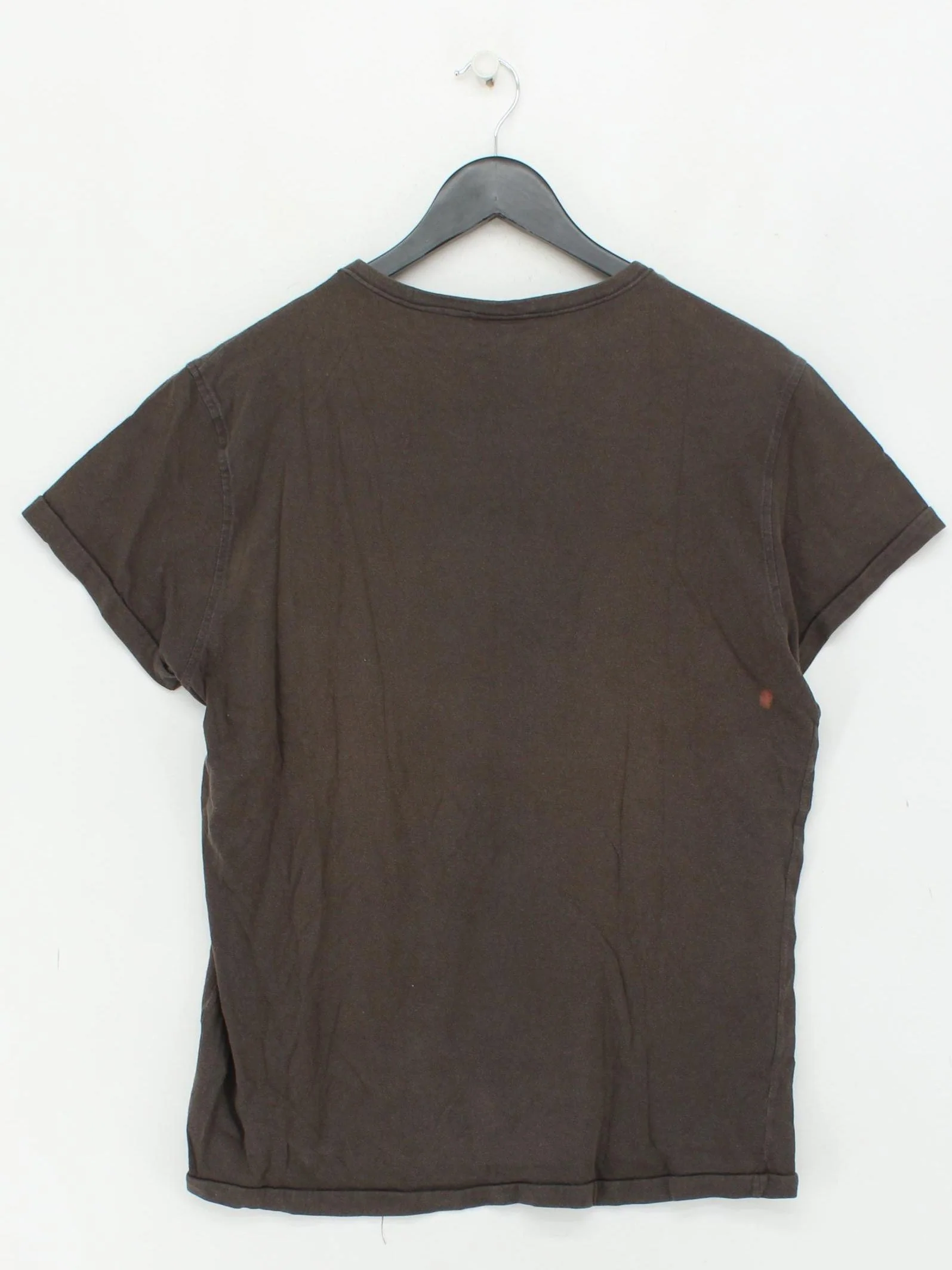 Adidas Men's T-Shirt L Brown Graphic 100% Cotton Crew Neck Basic - Image 2
