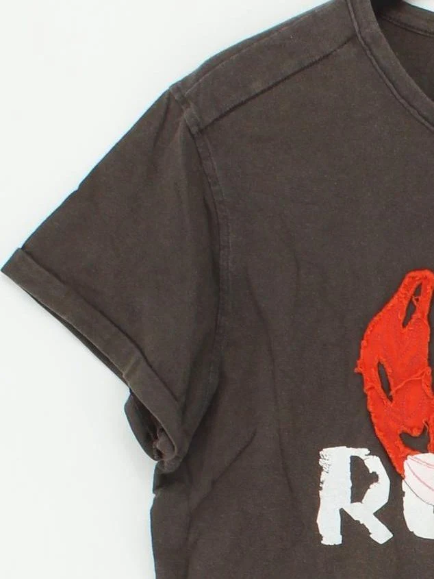 Adidas Men's T-Shirt L Brown Graphic 100% Cotton Crew Neck Basic - Image 4