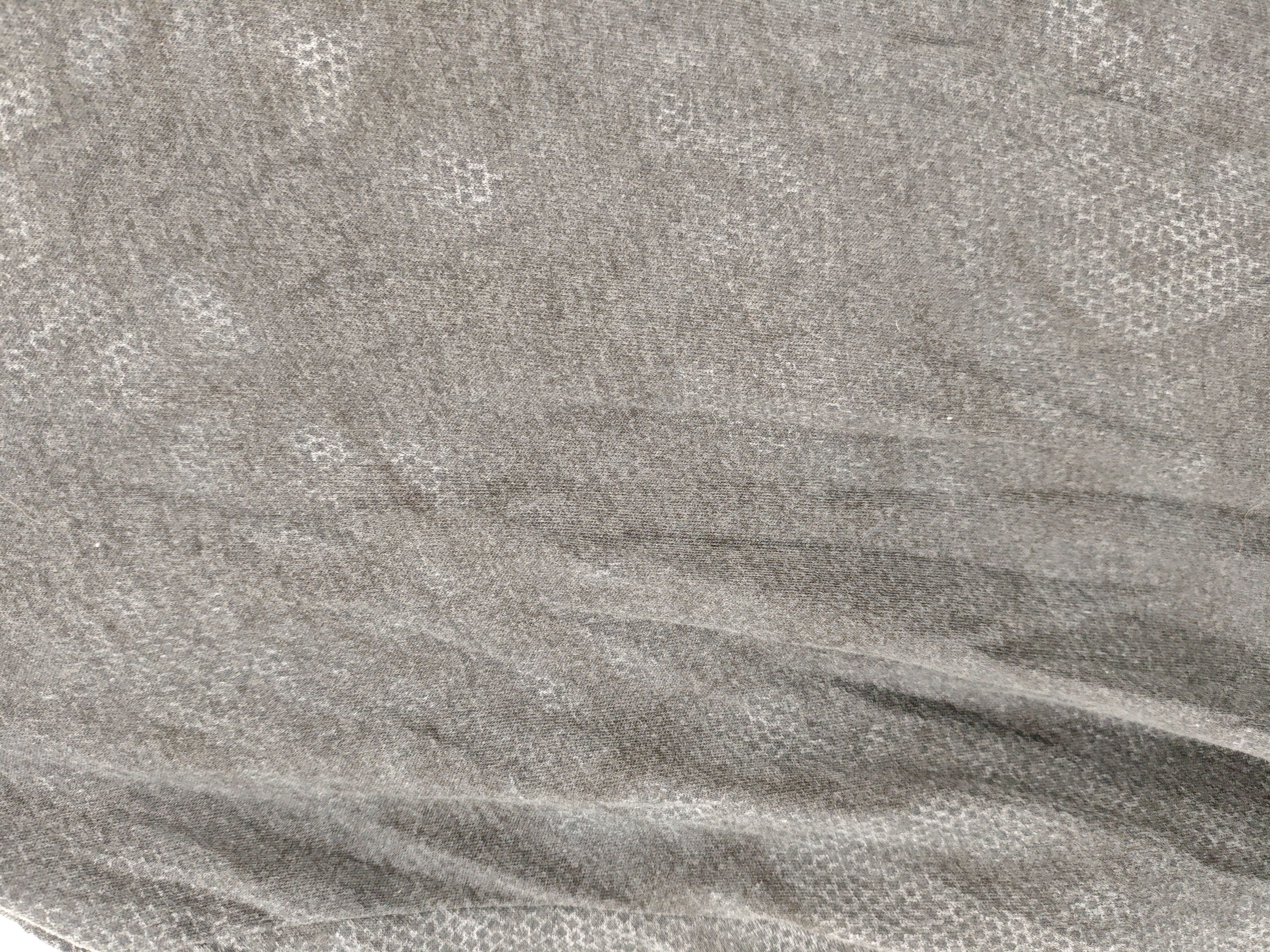 Adidas Men's T-Shirt L Grey Graphic Polyester with Cotton Round Neck Basic - Image 5