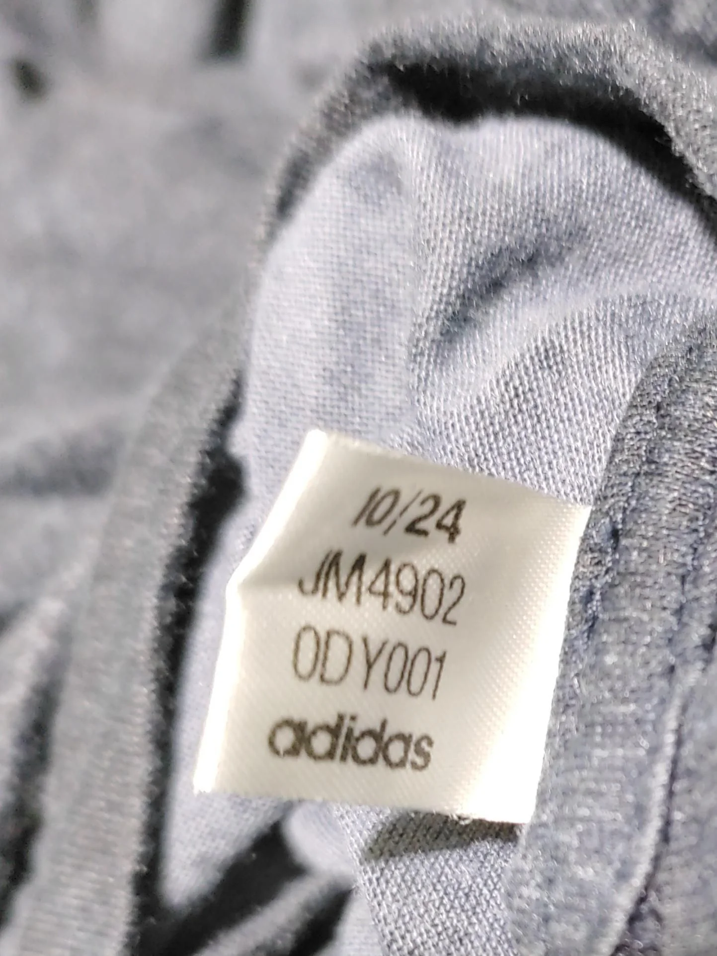 Adidas Men's T-Shirt L Grey Graphic Polyester with Cotton Round Neck Basic - Image 6