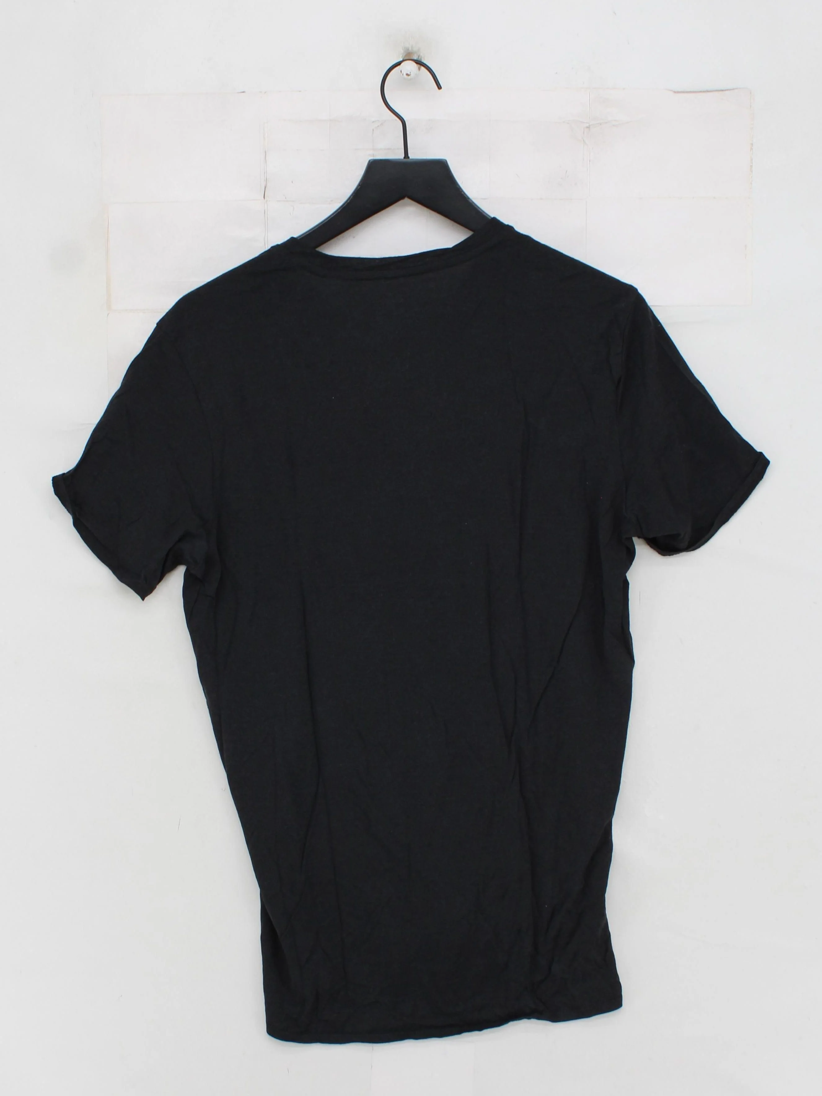Adidas Men's T-Shirt M Black 100% Other Round Neck Basic - Image 2