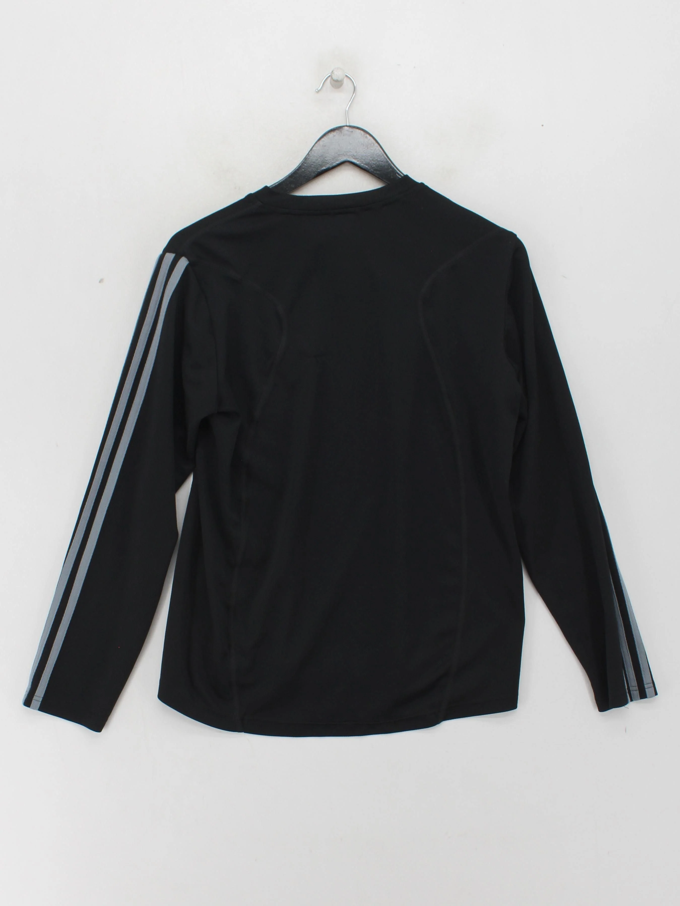 Adidas Men's T-Shirt M Black 100% Polyester Round Neck Basic - Image 2