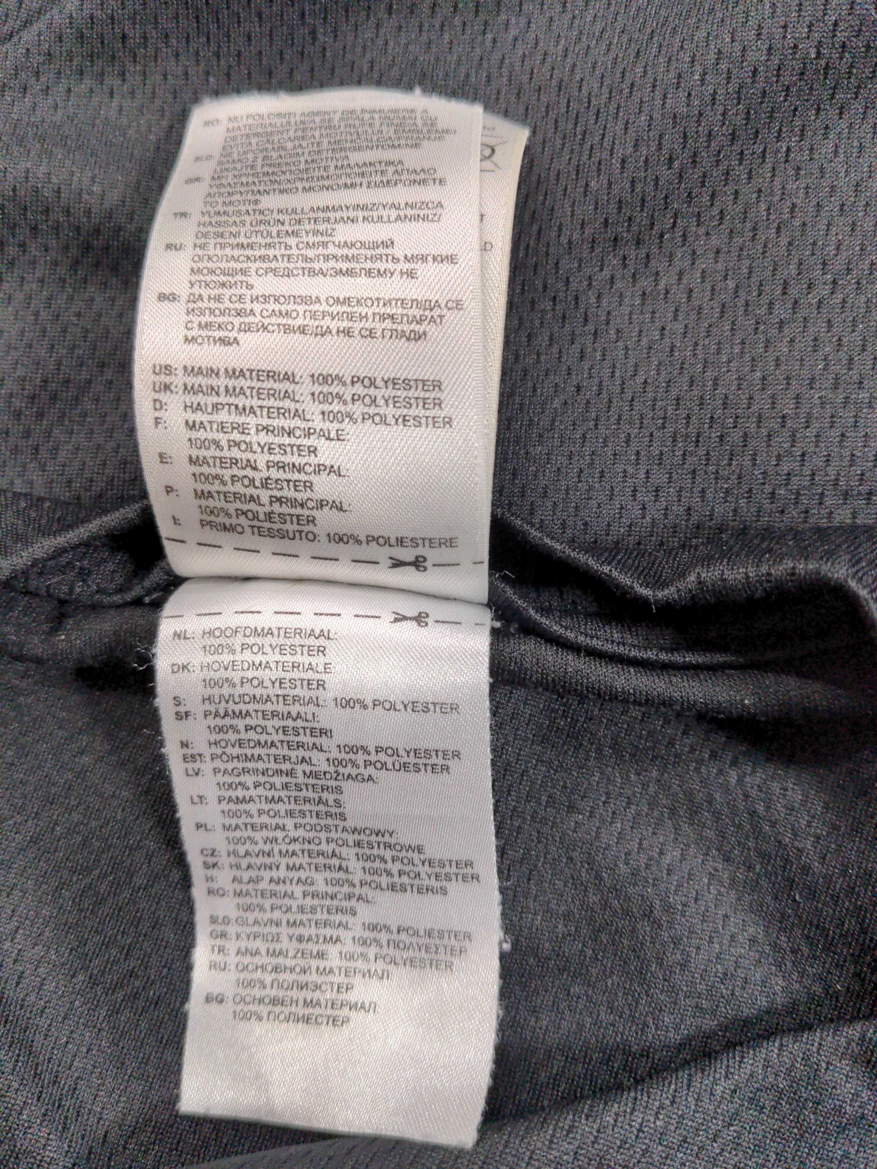 Adidas Men's T-Shirt M Black 100% Polyester Round Neck Basic - Image 7