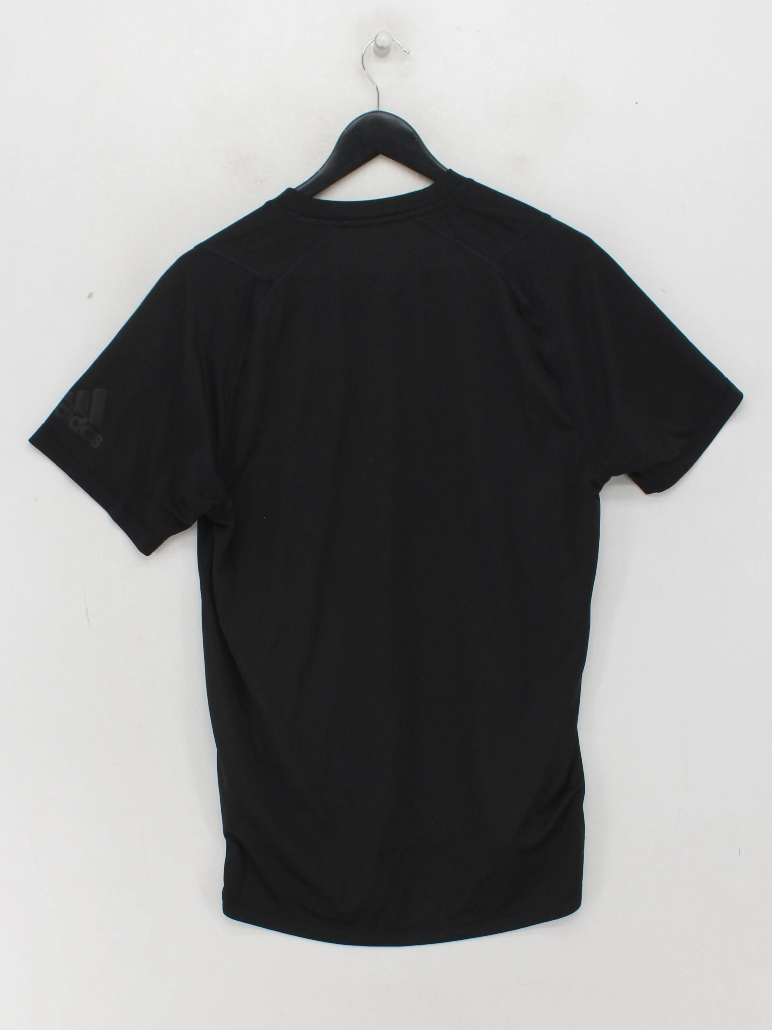 Adidas Men's T-Shirt M Black Graphic 100% Polyester Round Neck Basic - Image 2