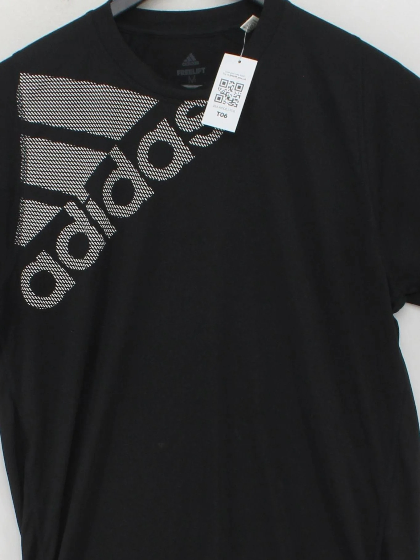 Adidas Men's T-Shirt M Black Graphic 100% Polyester Round Neck Basic - Image 3