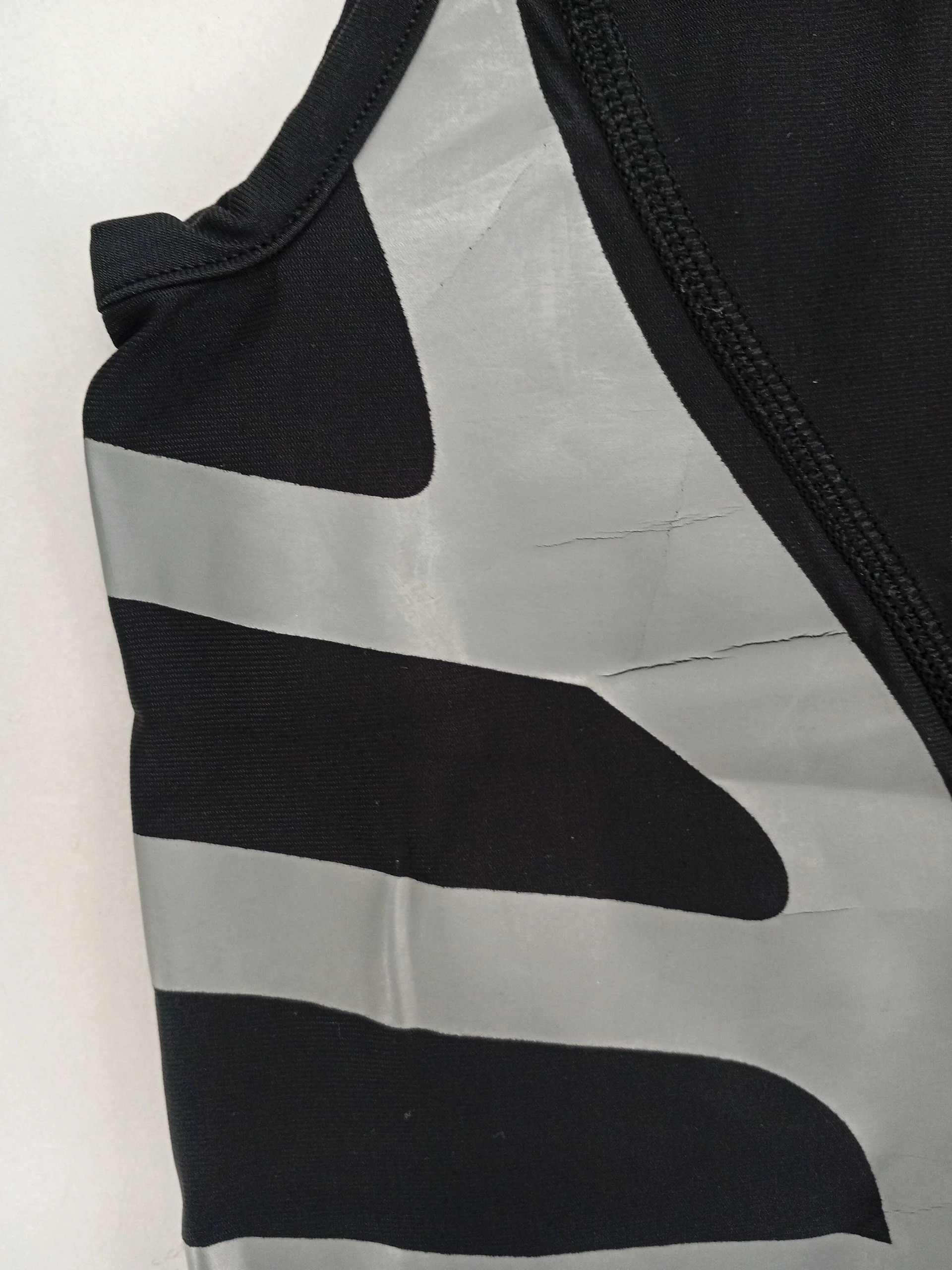 Adidas Men's T-Shirt M Black Nylon with Spandex Sleeveless Round Neck Basic - Image 5