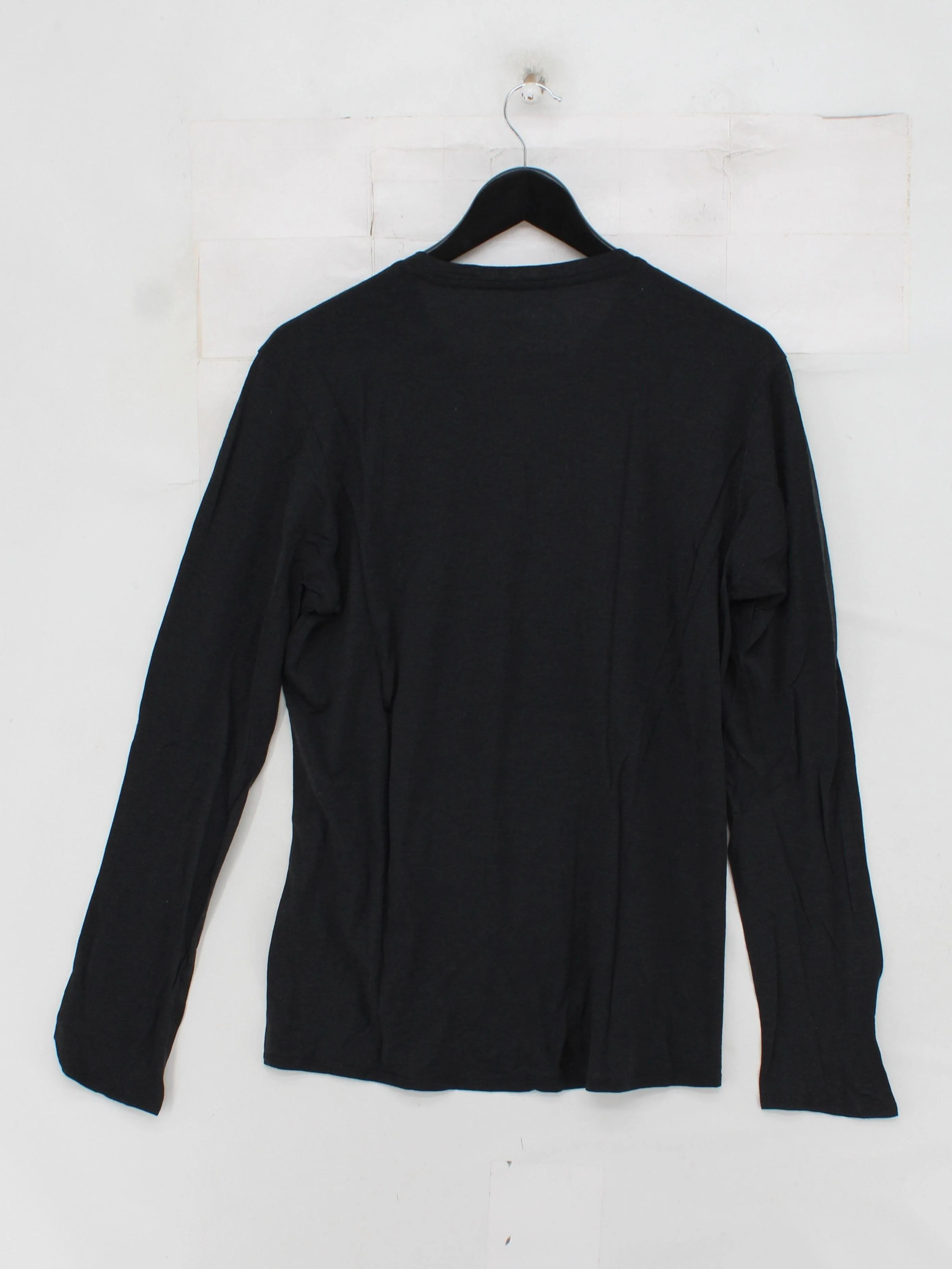 Adidas Men's T-Shirt M Black Polyester with Cotton, Viscose Round Neck Basic - Image 2