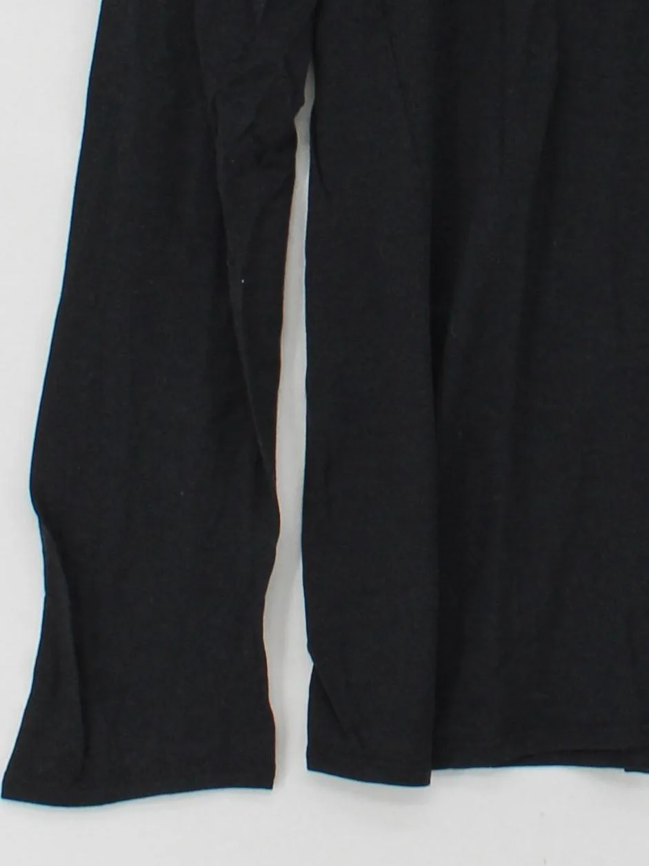 Adidas Men's T-Shirt M Black Polyester with Cotton, Viscose Round Neck Basic - Image 4
