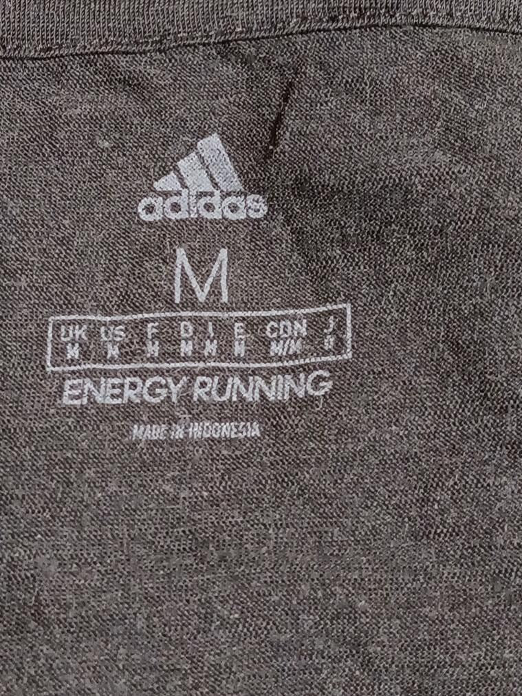 Adidas Men's T-Shirt M Black Polyester with Cotton, Viscose Round Neck Basic - Image 5