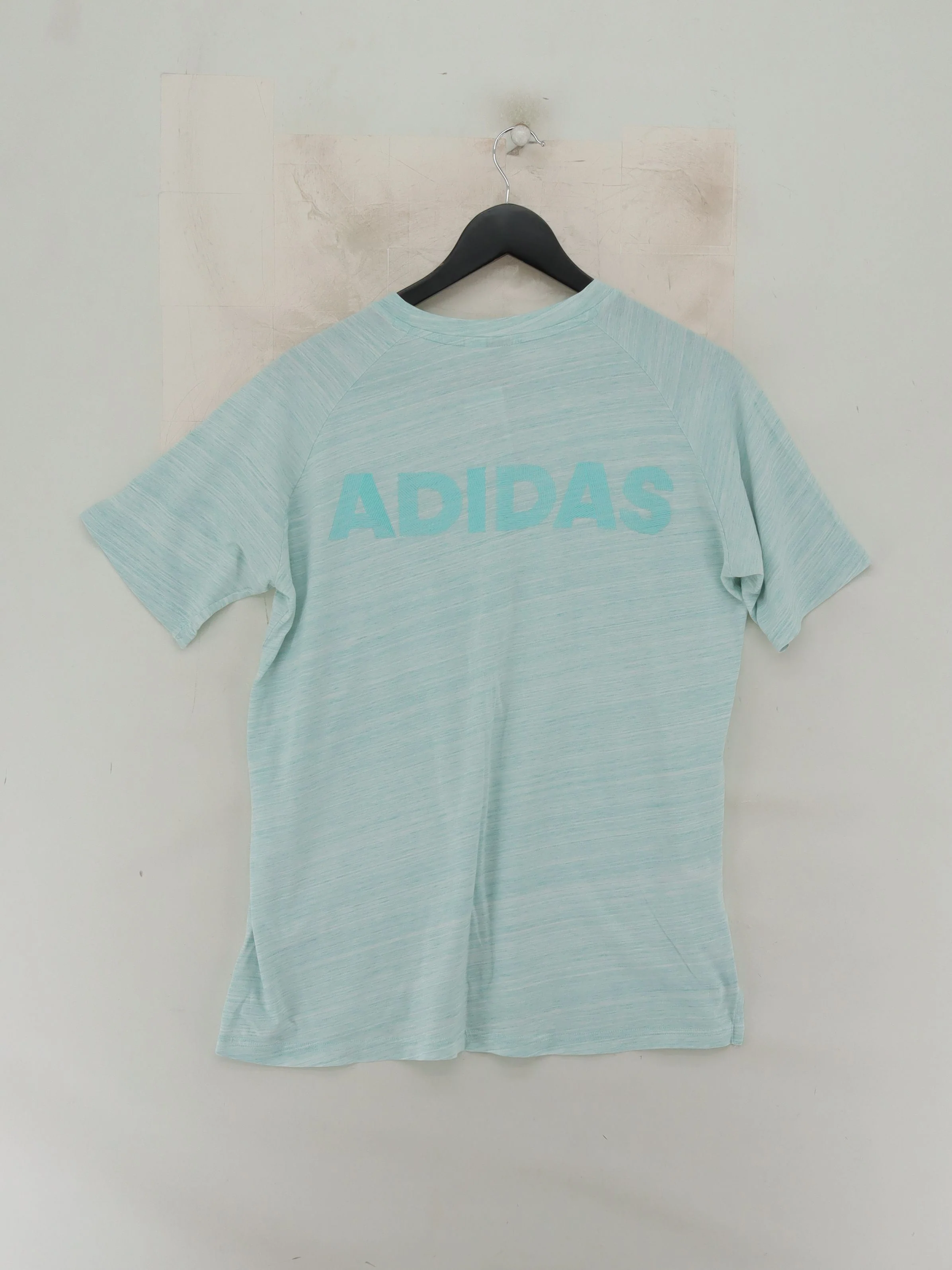 Adidas Men's T-Shirt M Blue 100% Cotton Basic - Image 2