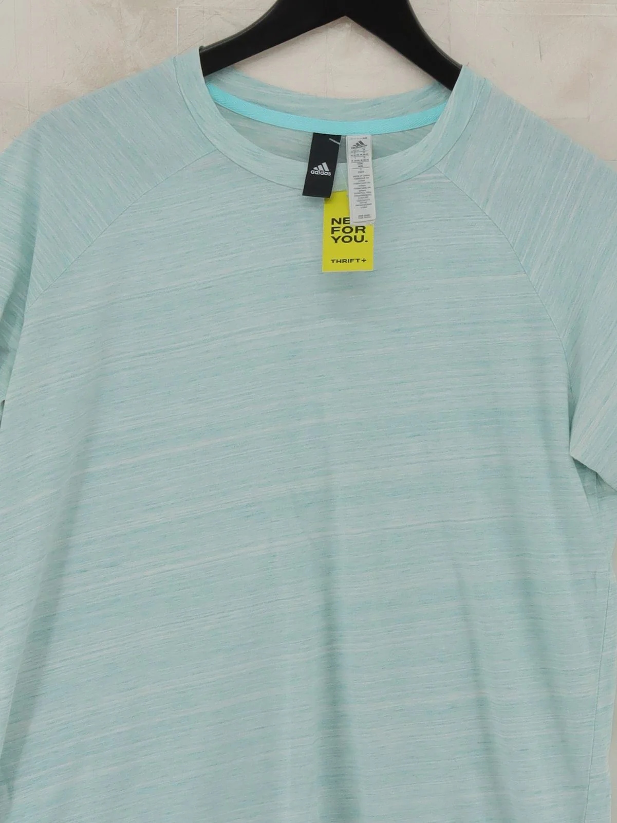Adidas Men's T-Shirt M Blue 100% Cotton Basic - Image 3