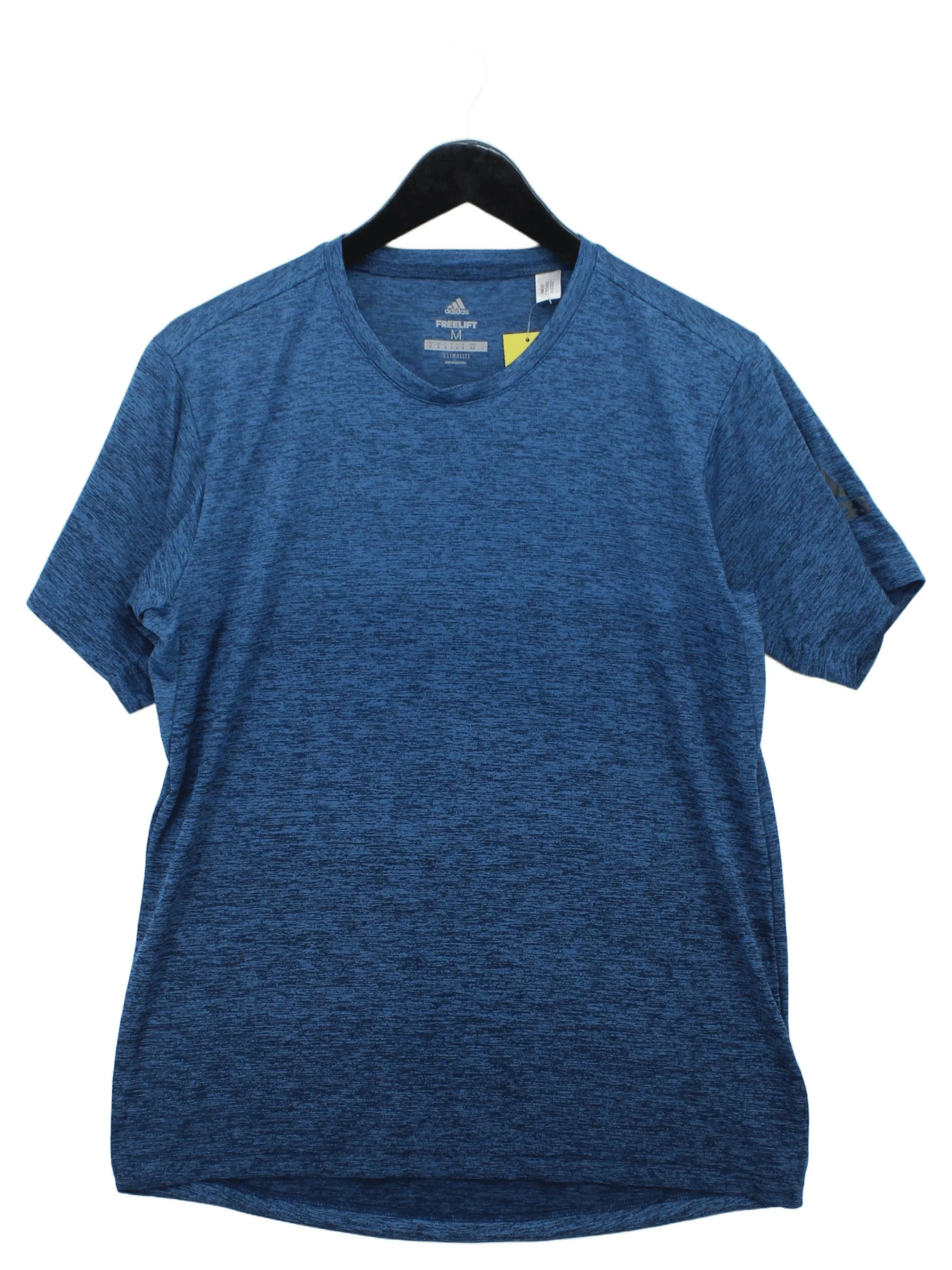 Adidas Men's T-Shirt M Blue 100% Other Round Neck Basic