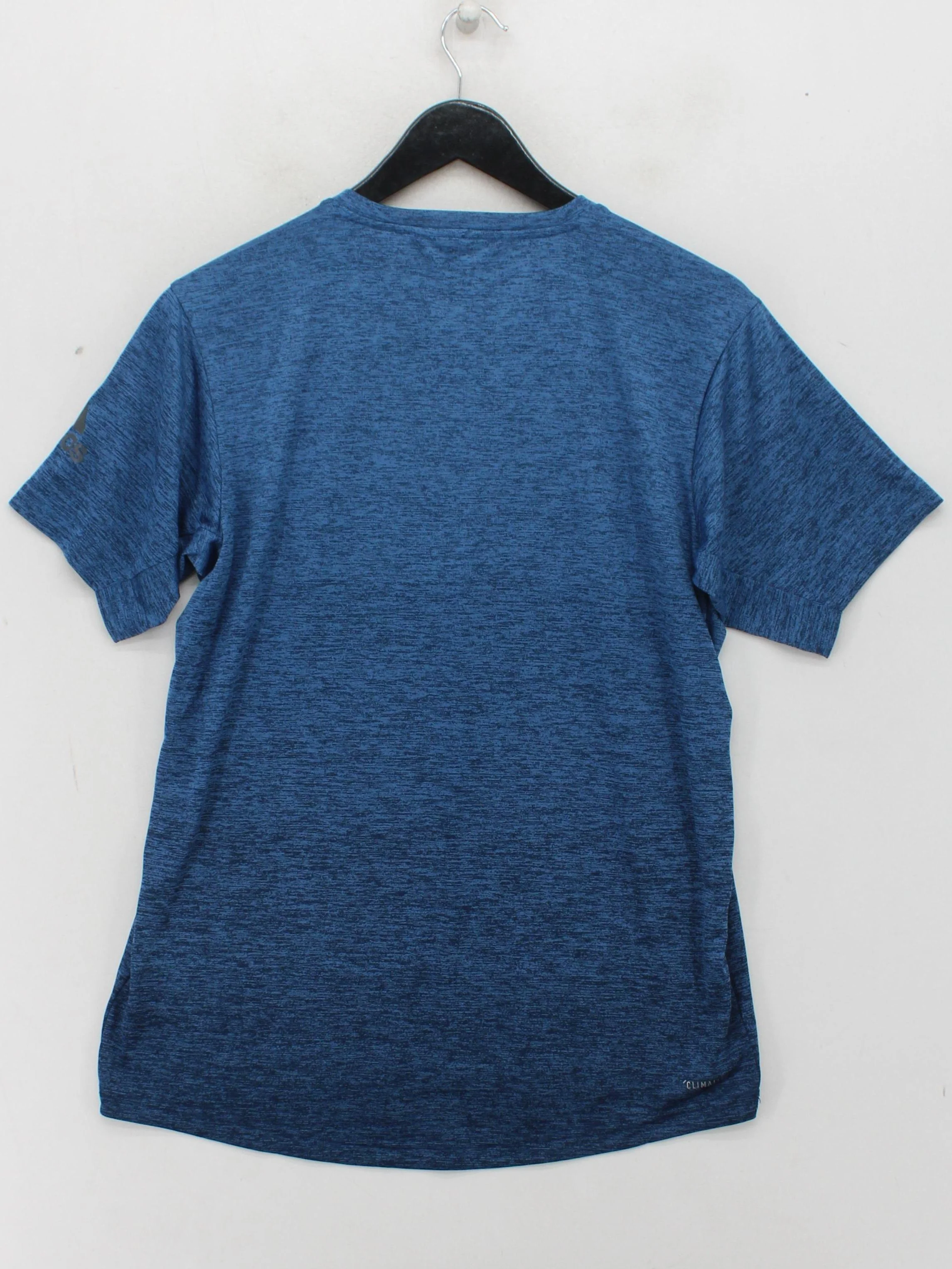 Adidas Men's T-Shirt M Blue 100% Other Round Neck Basic - Image 2