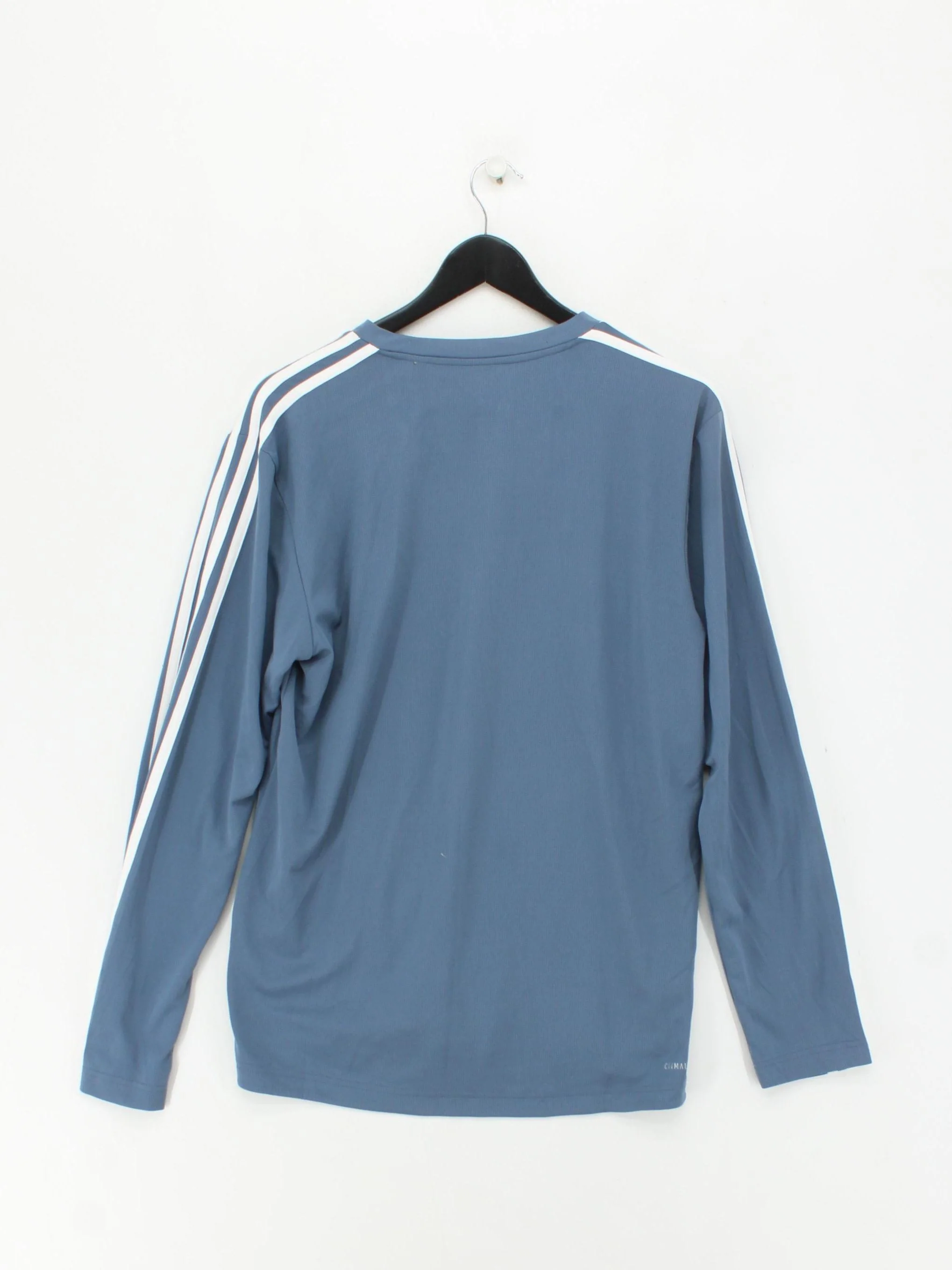 Adidas Men's T-Shirt M Blue 100% Polyester Round Neck Basic - Image 2