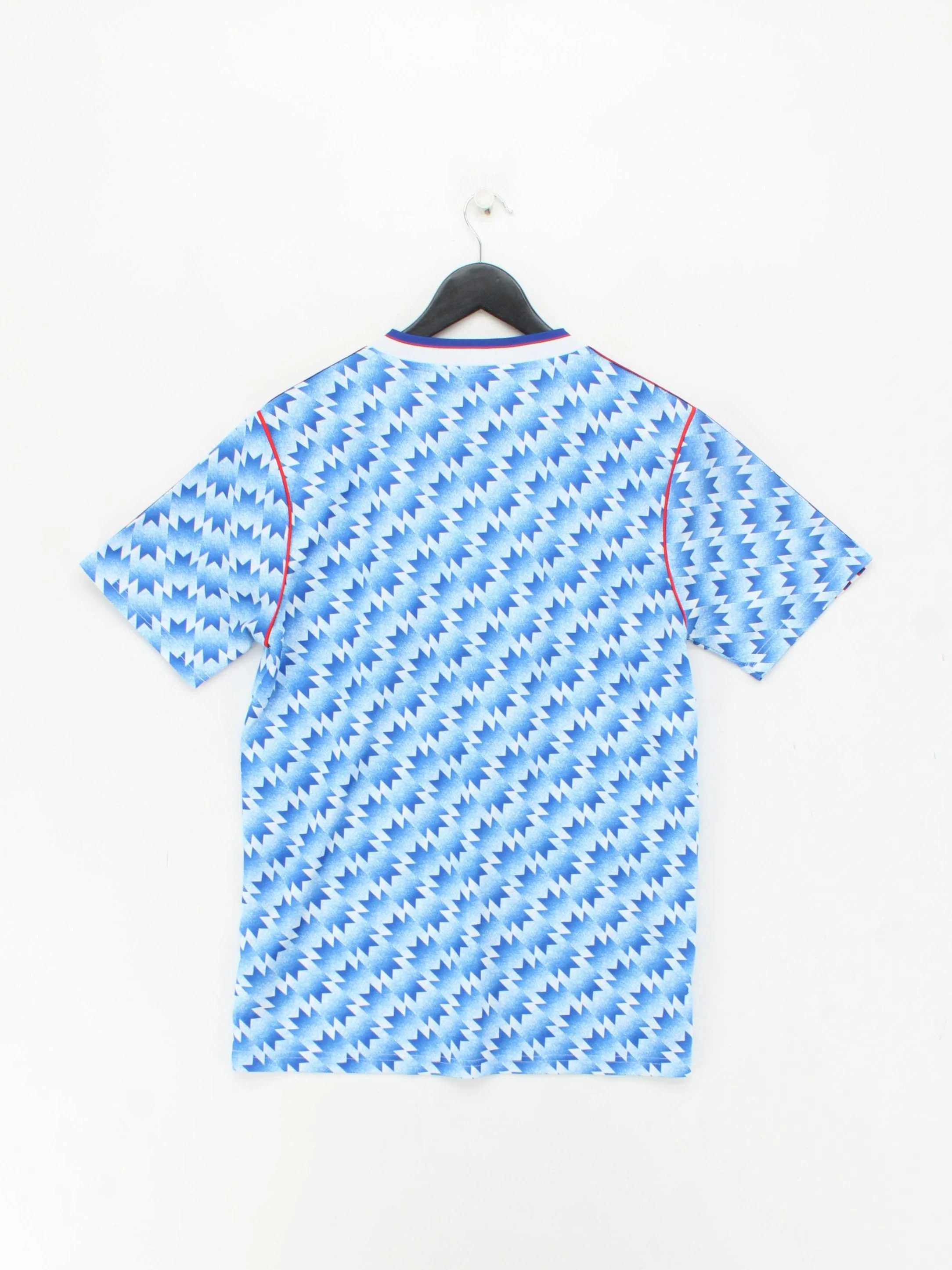 Adidas Men's T-Shirt M Blue Geometric 100% Polyester Basic - Image 2