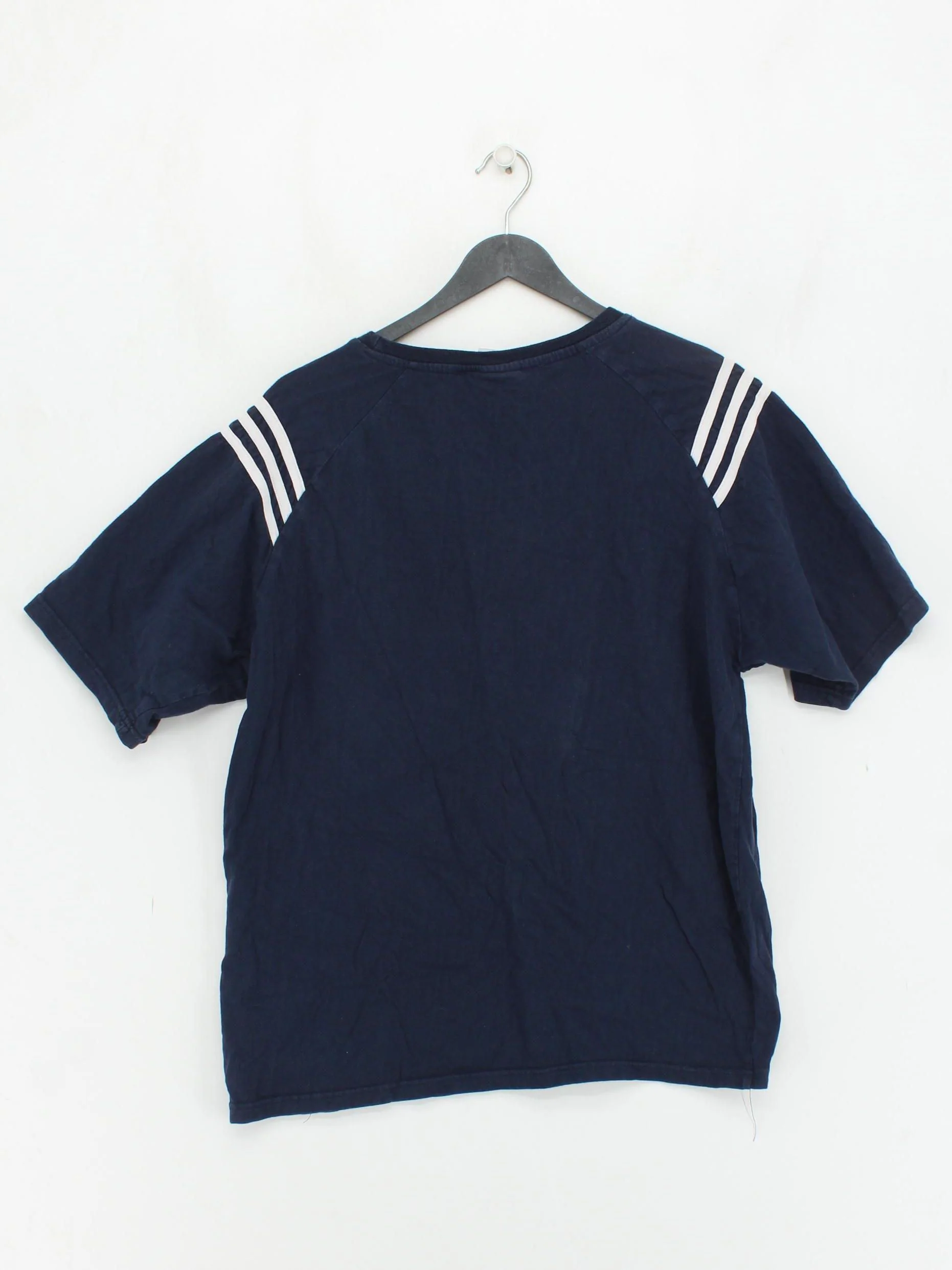 Adidas Men's T-Shirt M Blue Graphic 100% Cotton Basic - Image 2