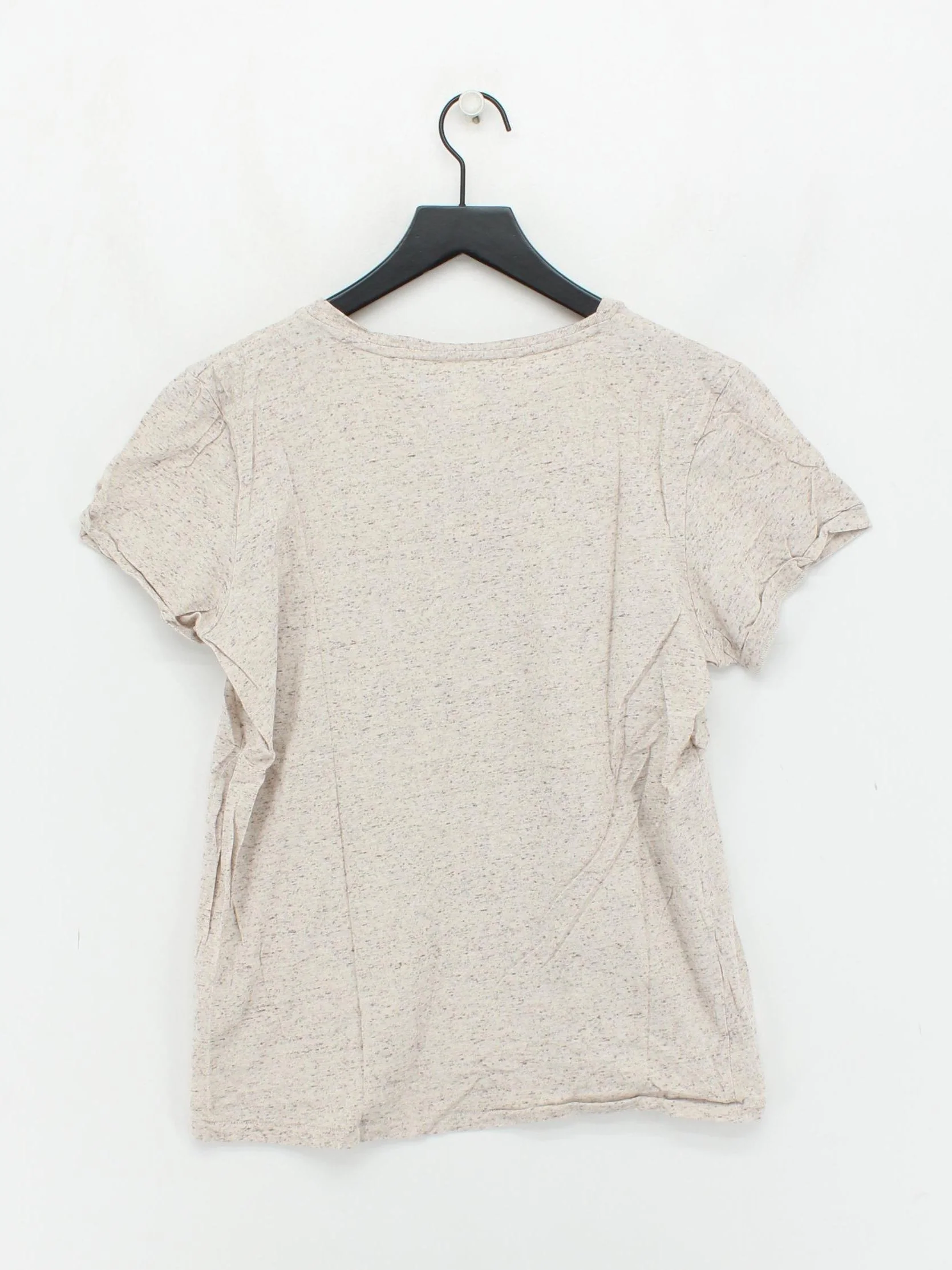 Adidas Men's T-Shirt M Cream Graphic 100% Cotton Basic - Image 2