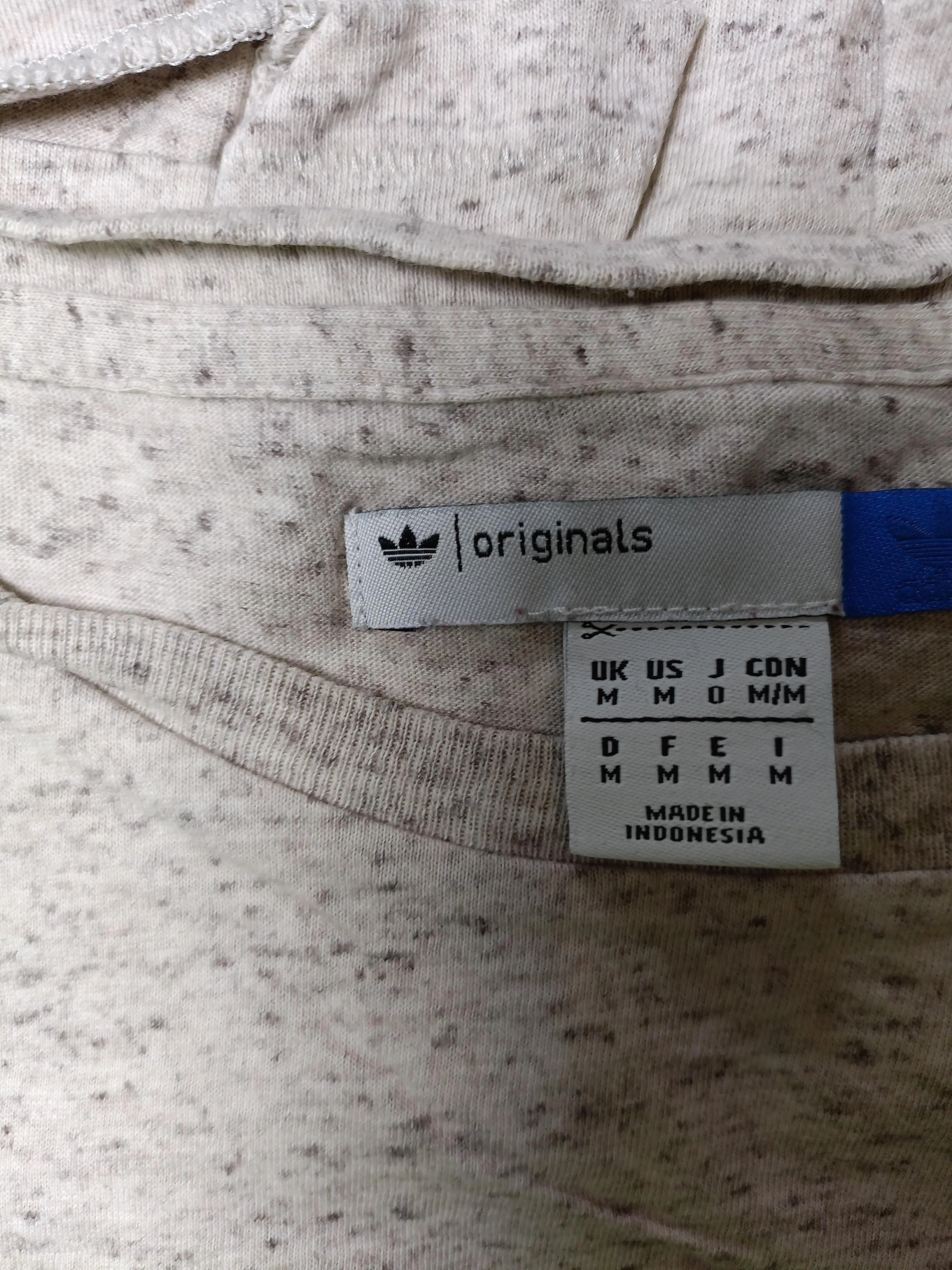 Adidas Men's T-Shirt M Cream Graphic 100% Cotton Basic - Image 5