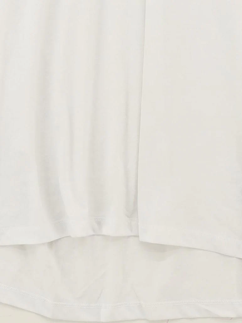 Adidas Men's T-Shirt M White Polyester with Cotton Basic New with tags - Image 4