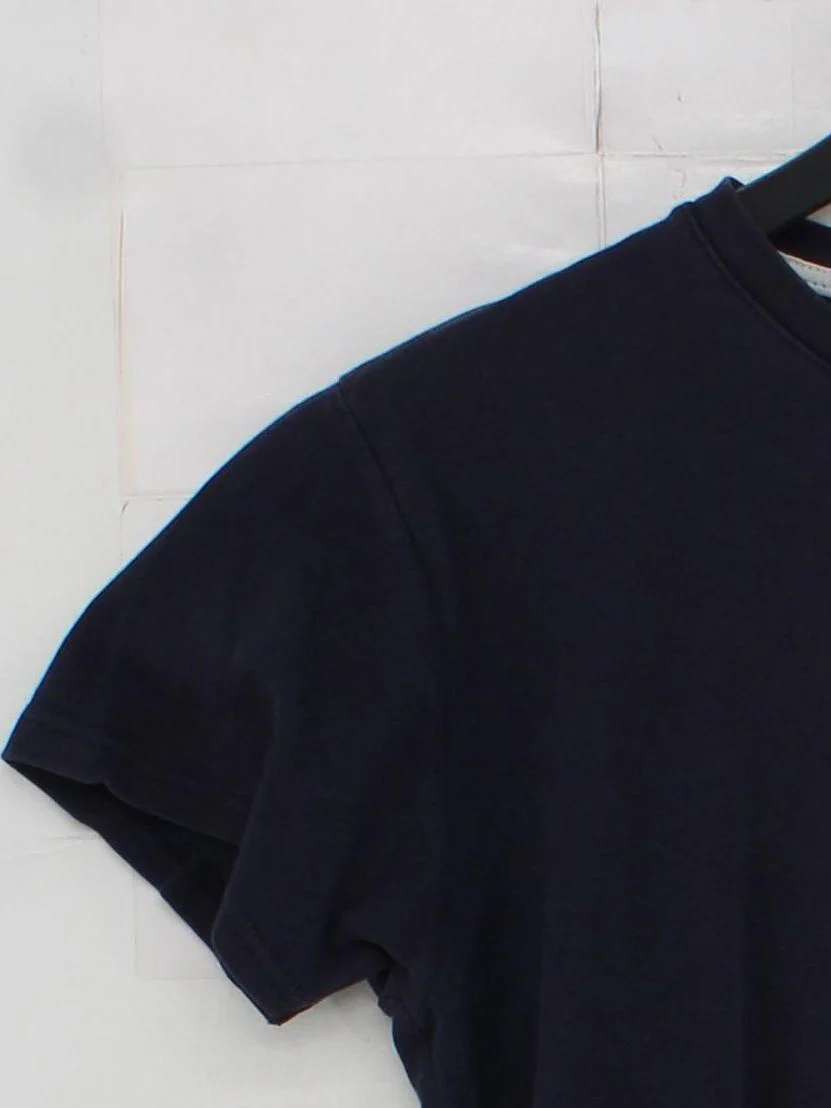 Adidas Men's T-Shirt S Blue 100% Cotton Basic - Image 4