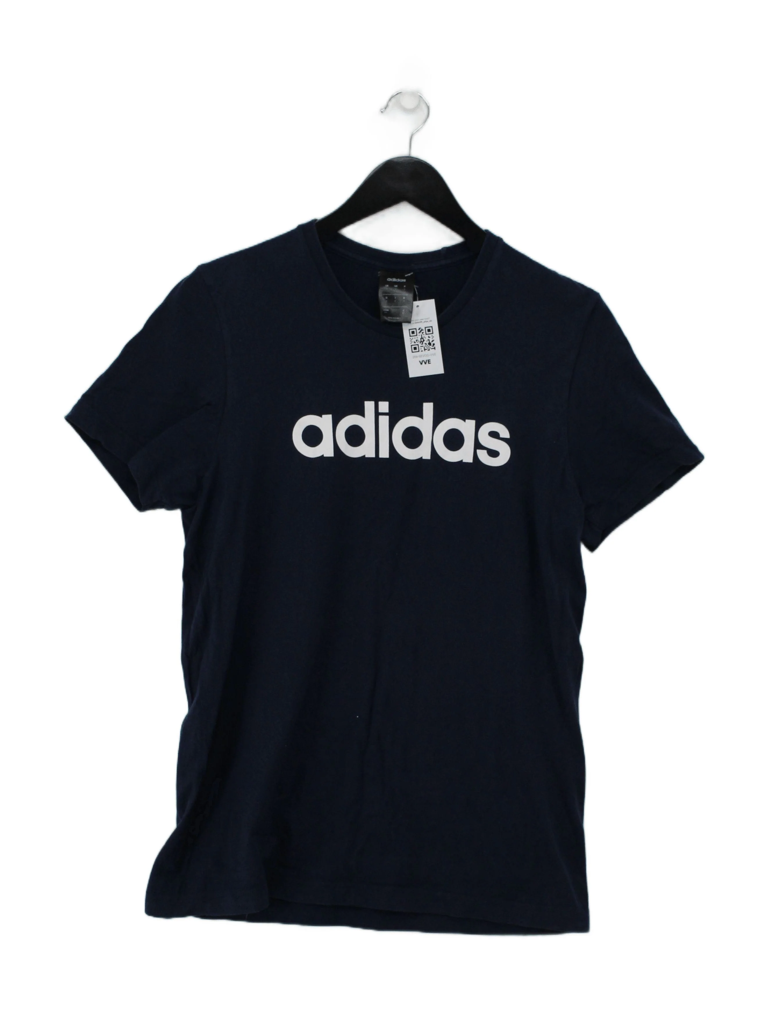 Adidas Men's T-Shirt S Blue Graphic 100% Cotton Basic
