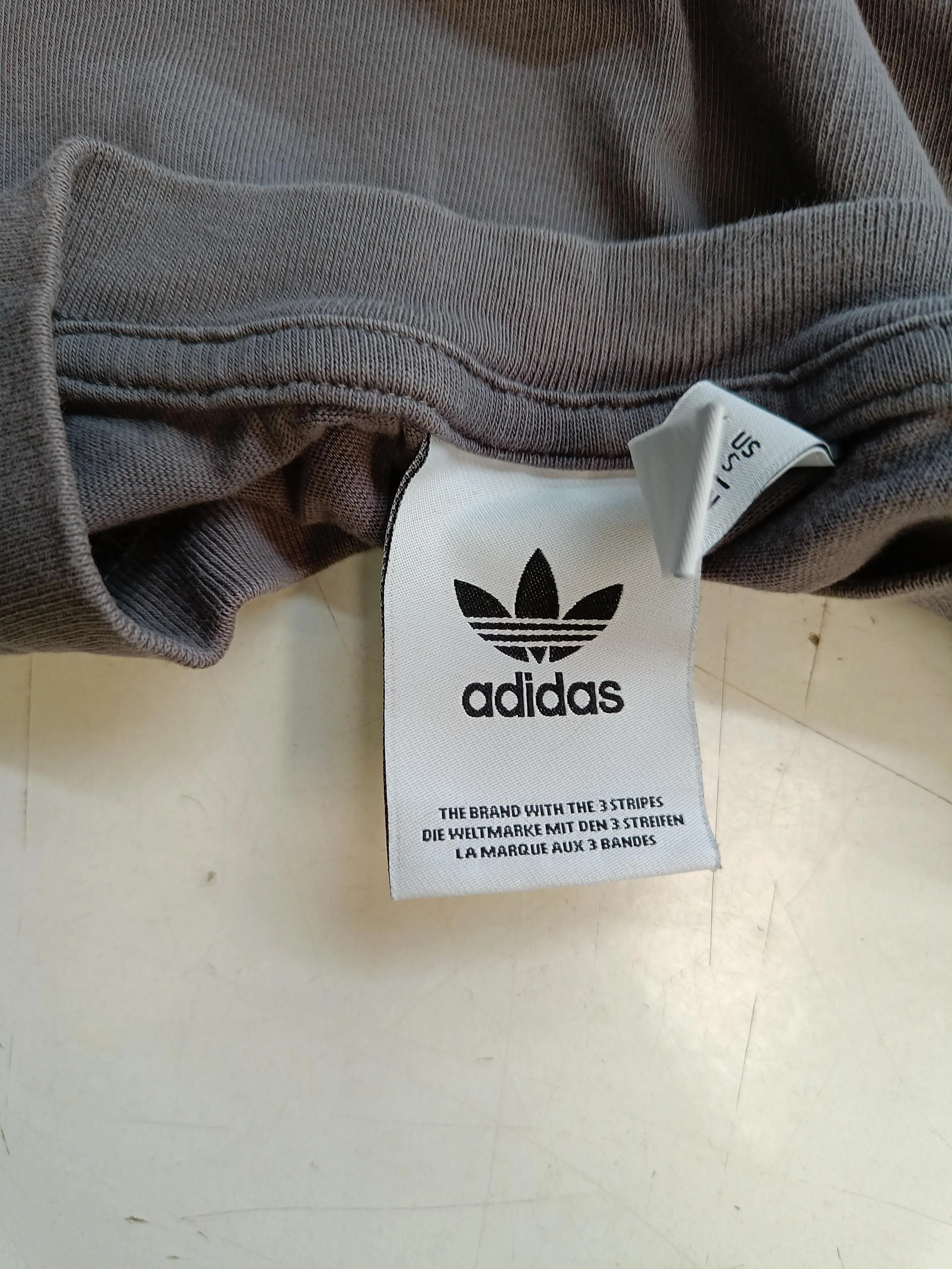 Adidas Men's T-Shirt S Grey Graphic 100% Cotton Basic - Image 6