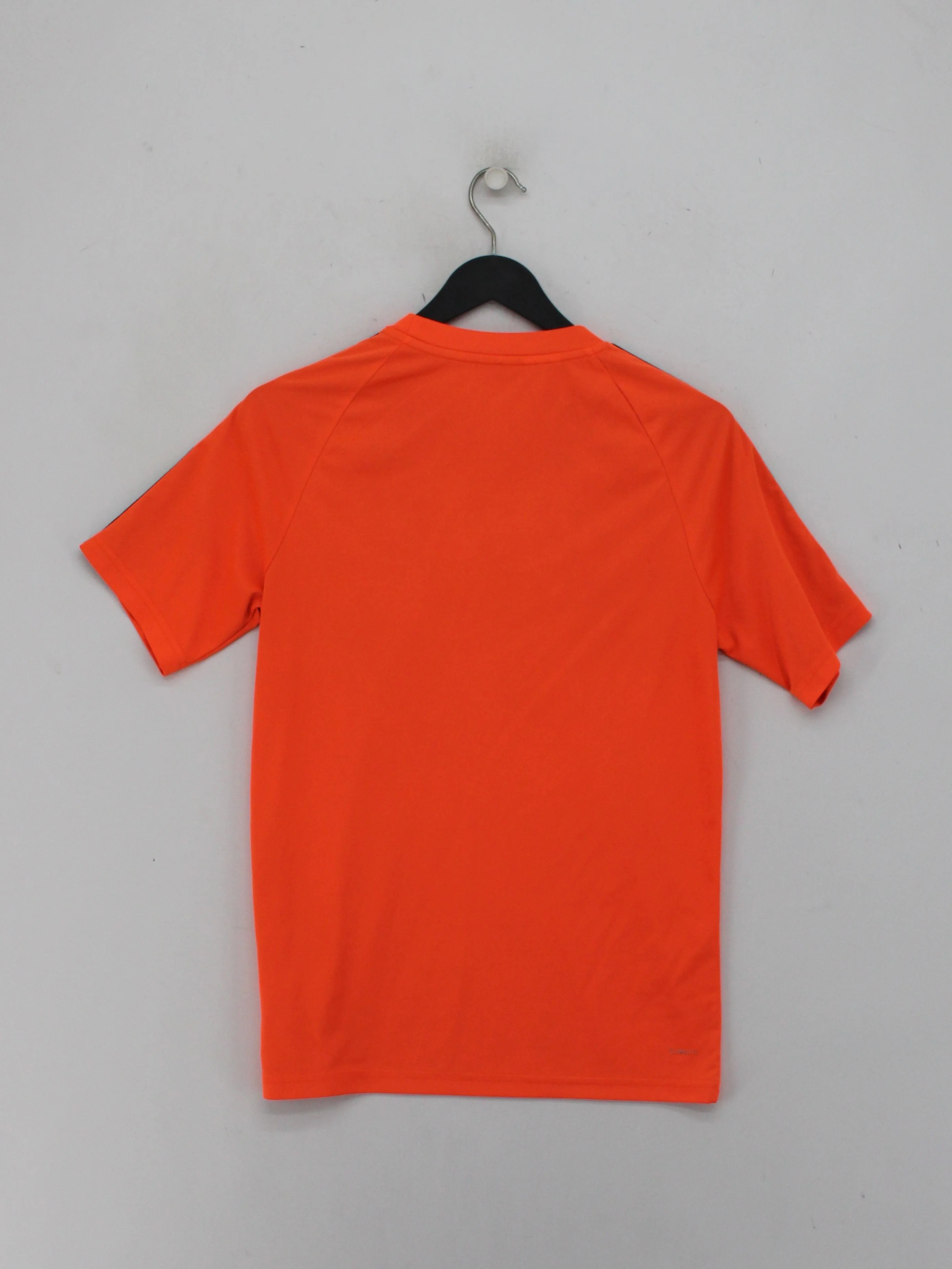 Adidas Men's T-Shirt S Orange 100% Polyester Round Neck Basic - Image 2