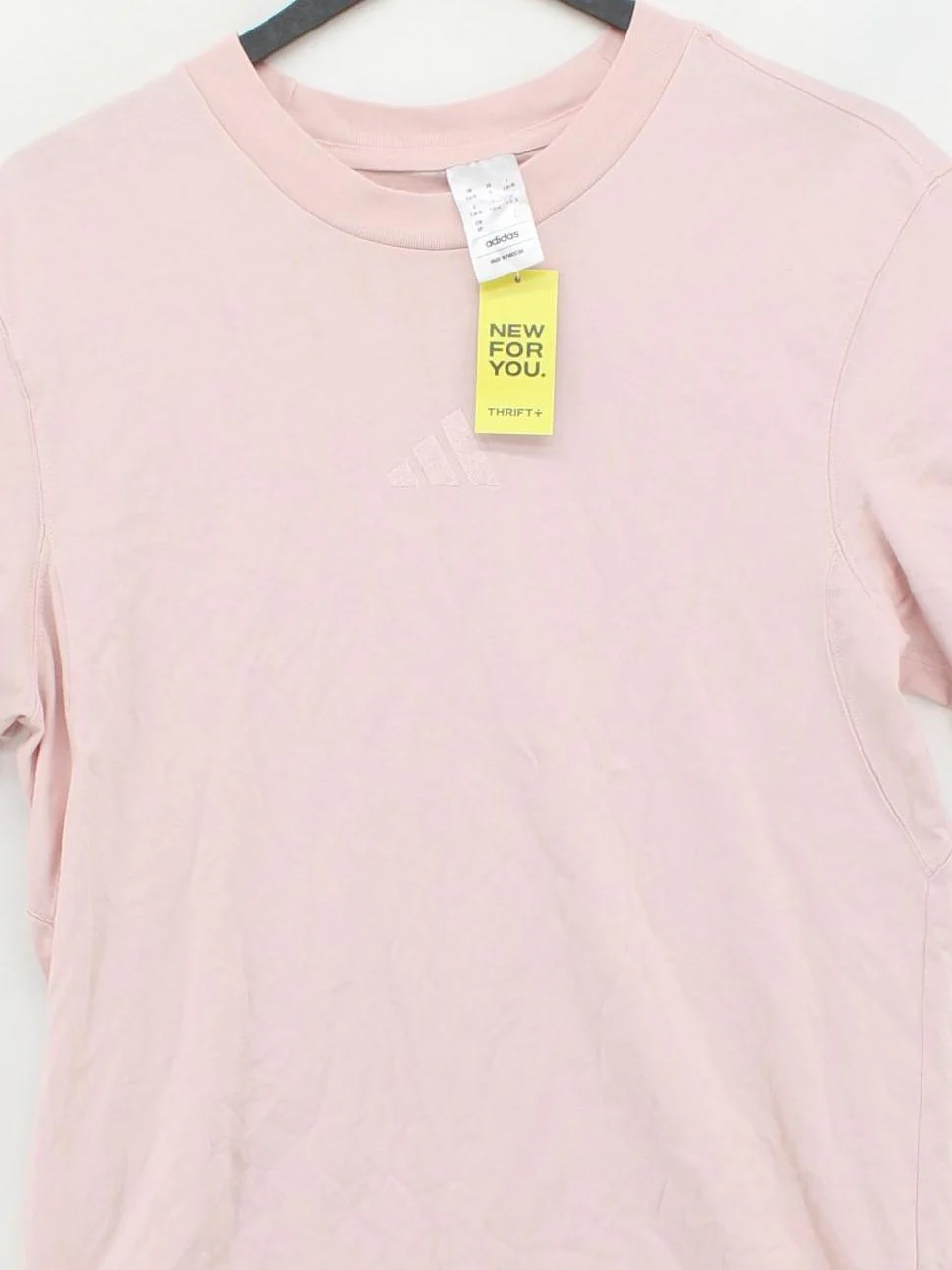 Adidas Men's T-Shirt S Pink 100% Cotton Round Neck Basic - Image 3