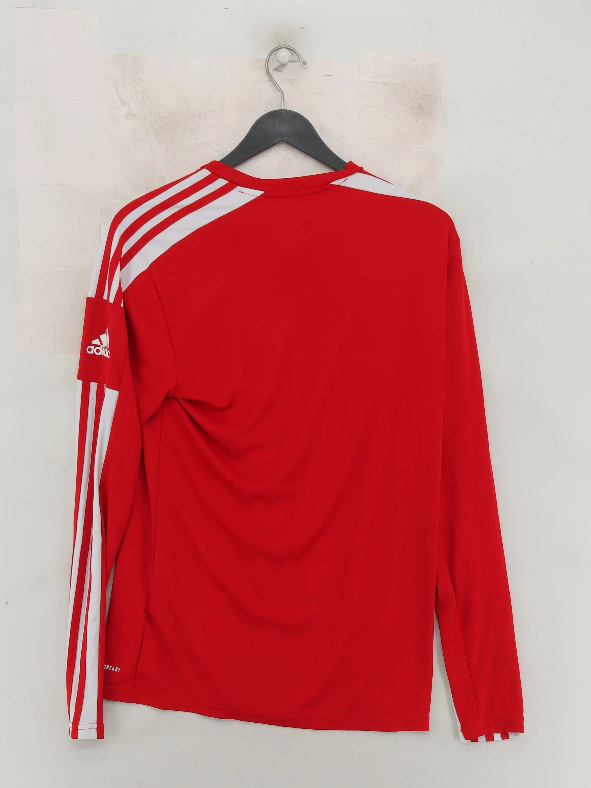 Adidas Men's T-Shirt S Red 100% Polyester Round Neck Basic - Image 2