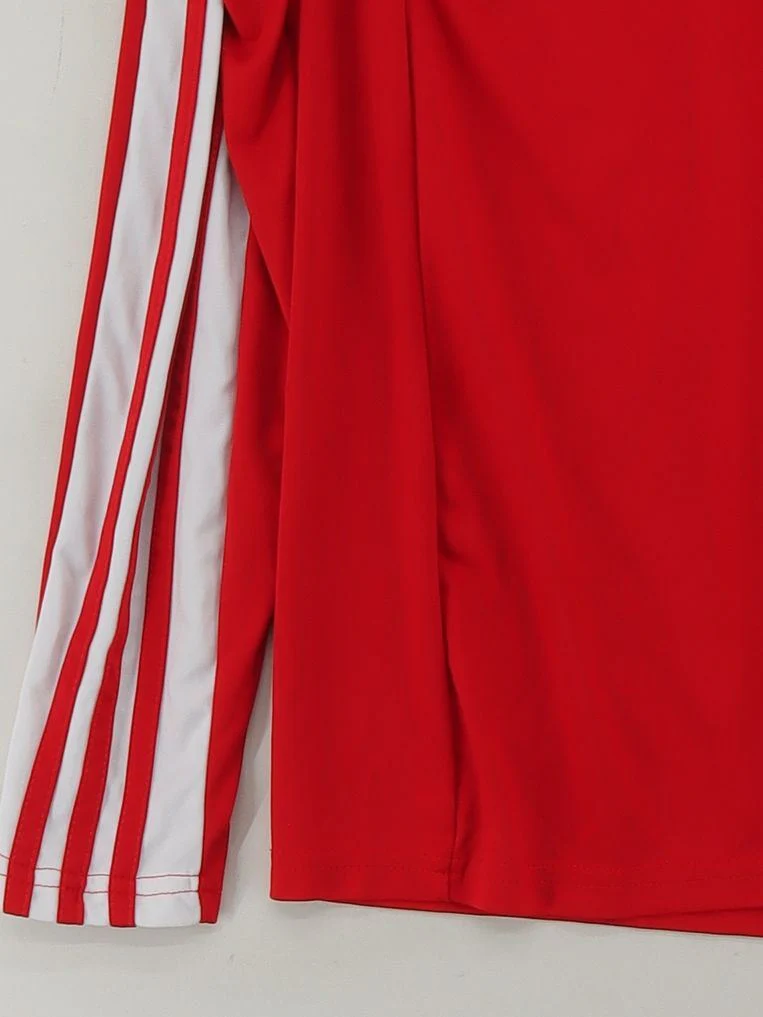 Adidas Men's T-Shirt S Red 100% Polyester Round Neck Basic - Image 4