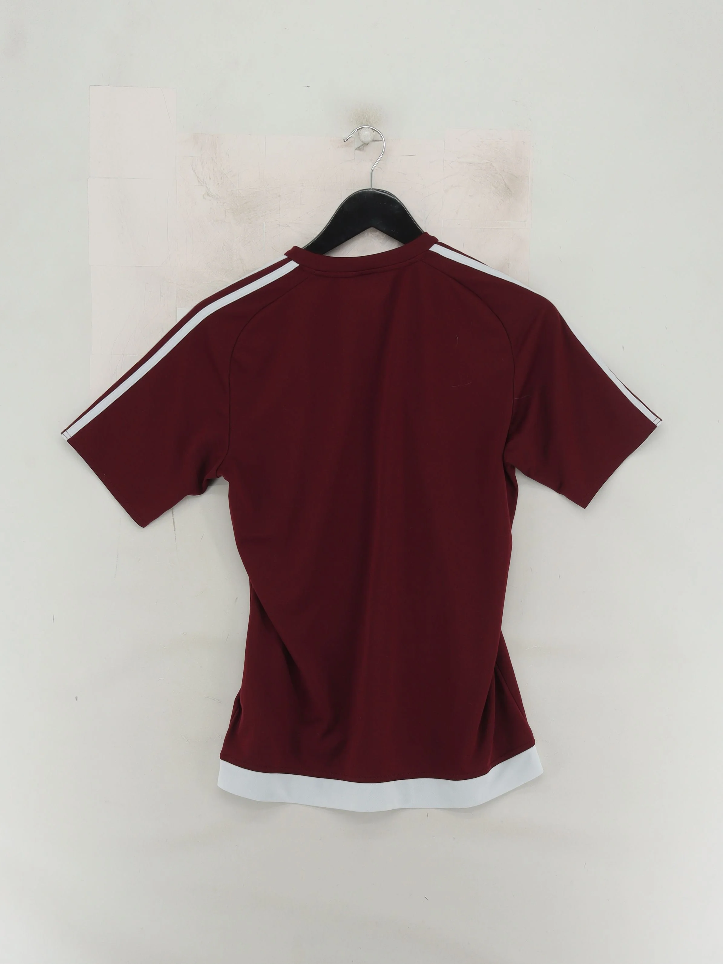 Adidas Men's T-Shirt S Red 100% Polyester Round Neck Basic - Image 2