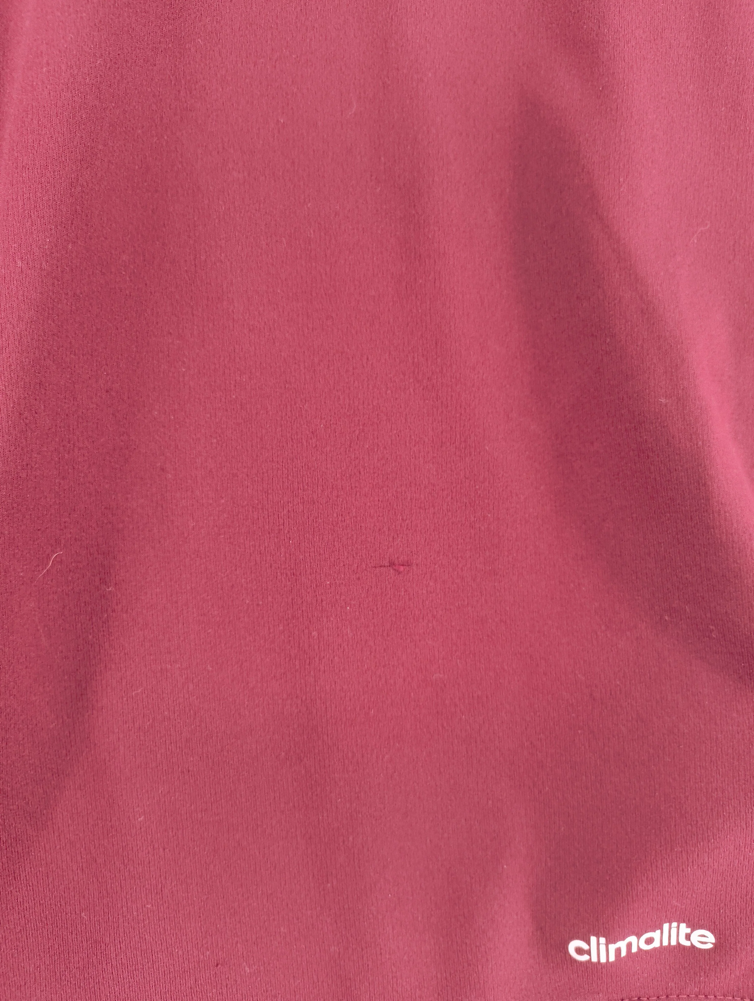 Adidas Men's T-Shirt S Red 100% Polyester Round Neck Basic - Image 5