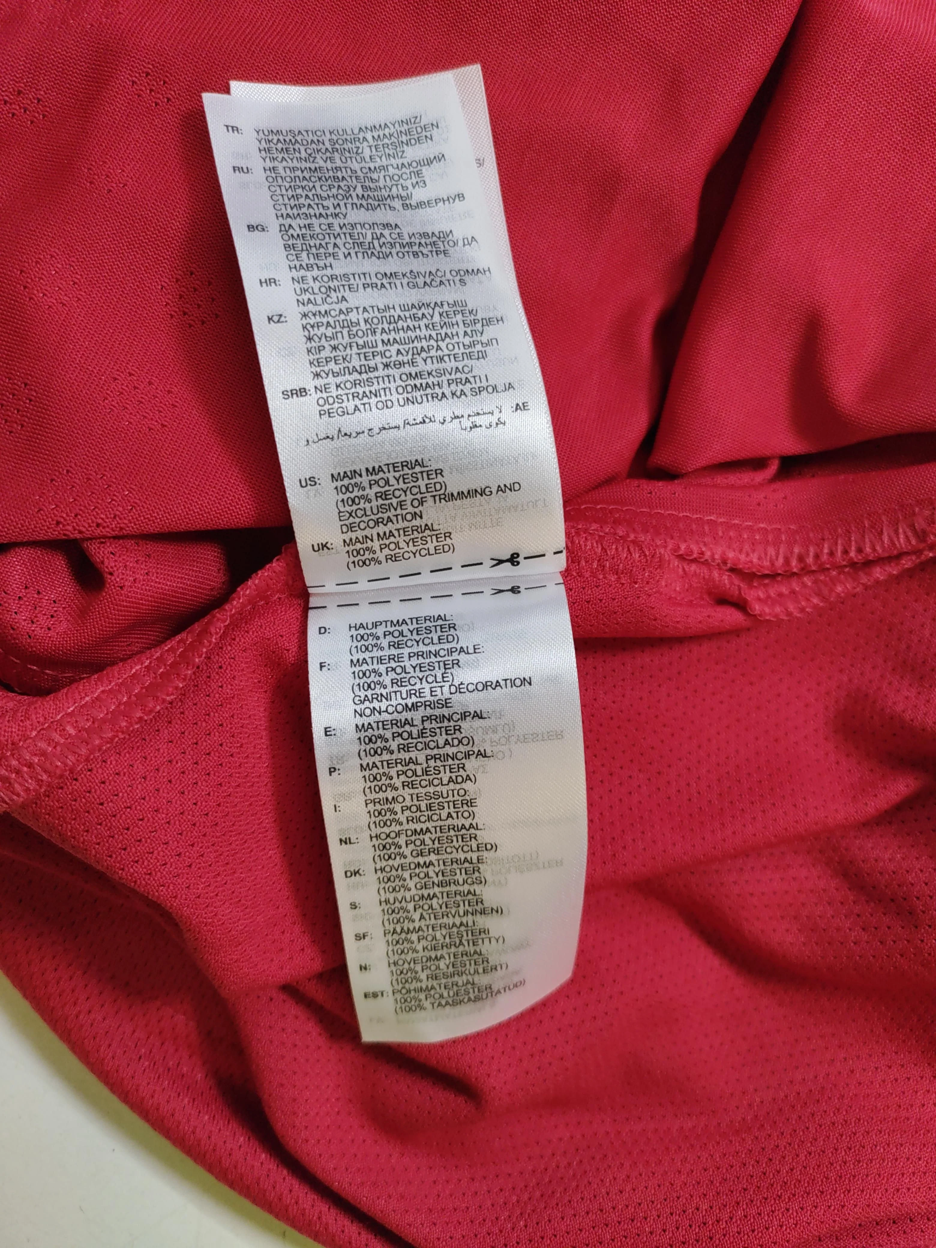 Adidas Men's T-Shirt S Red Graphic 100% Polyester Basic New with tags - Image 6