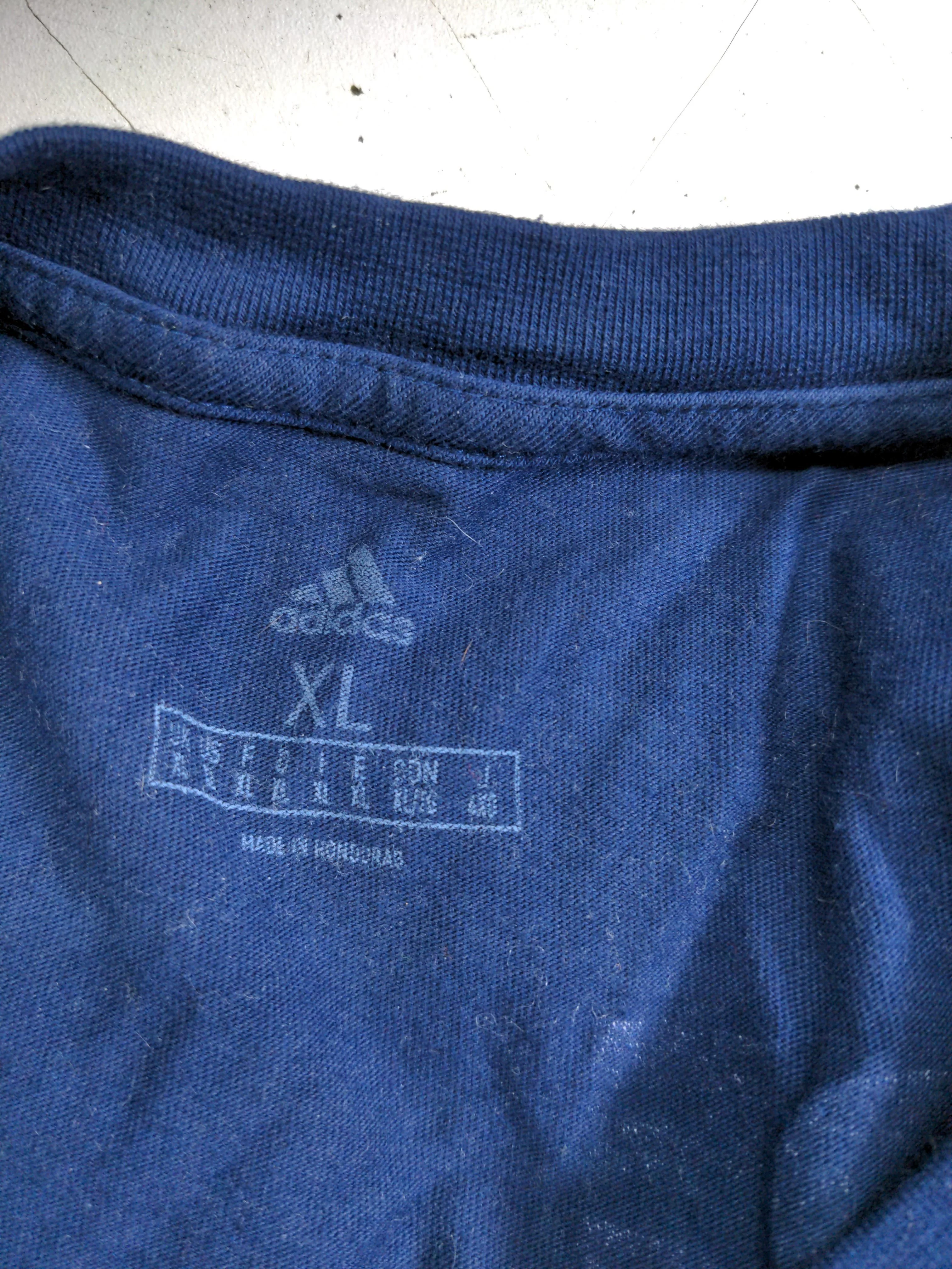 Adidas Men's T-Shirt XL Blue Graphic 100% Cotton Basic - Image 6