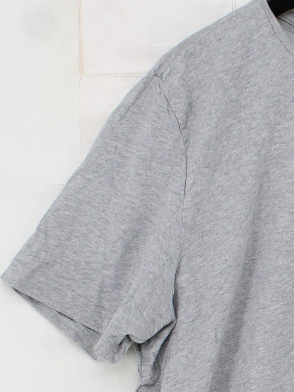 Adidas Men's T-Shirt XL Grey 100% Cotton Basic - Image 4