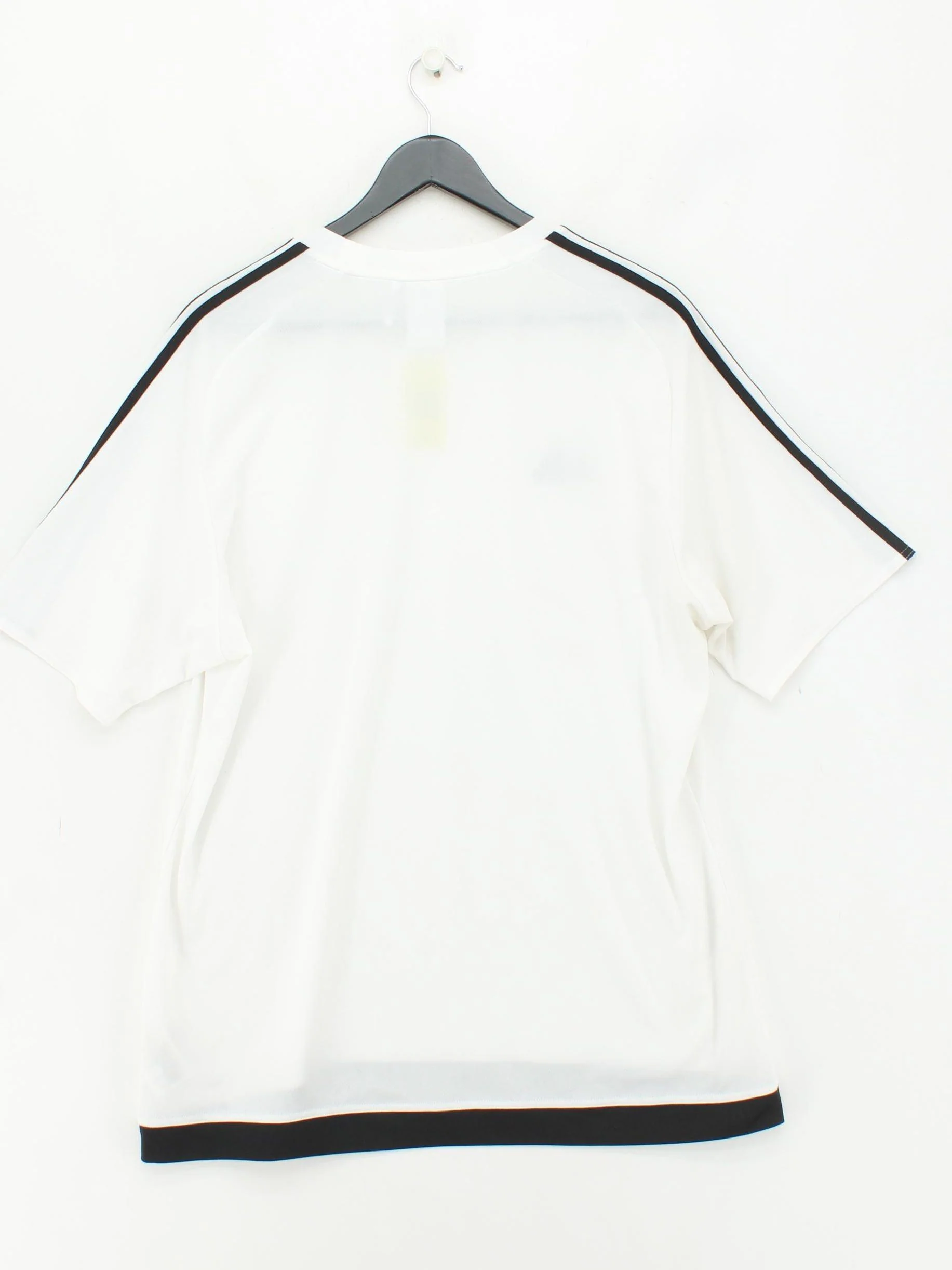 Adidas Men's T-Shirt XL White 100% Polyester Round Neck Basic - Image 2