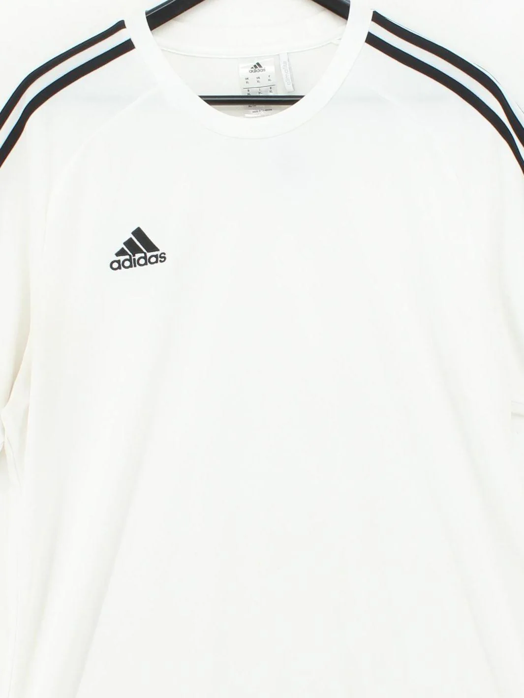 Adidas Men's T-Shirt XL White 100% Polyester Round Neck Basic - Image 3