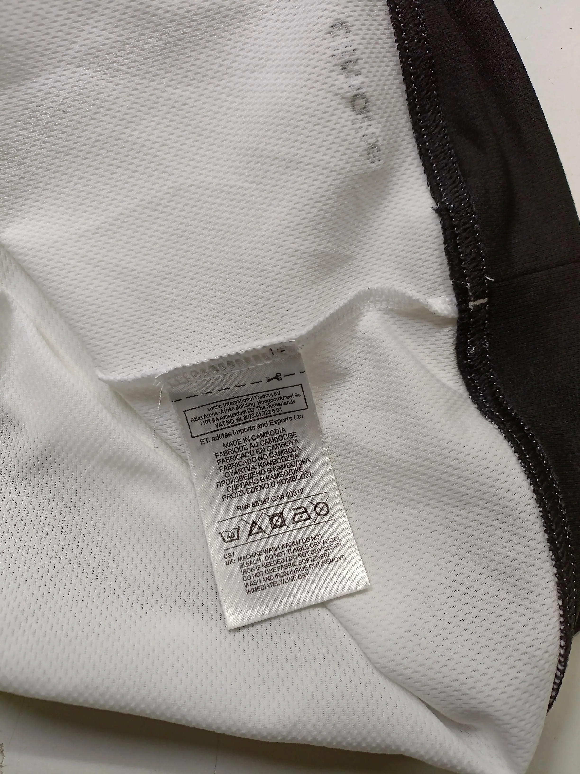Adidas Men's T-Shirt XL White 100% Polyester Round Neck Basic - Image 8
