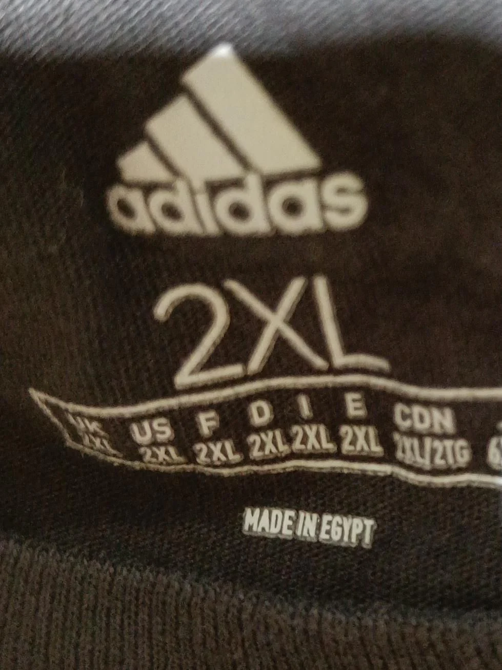 Adidas Men's T-Shirt XXL Black 100% Cotton Basic - Image 5