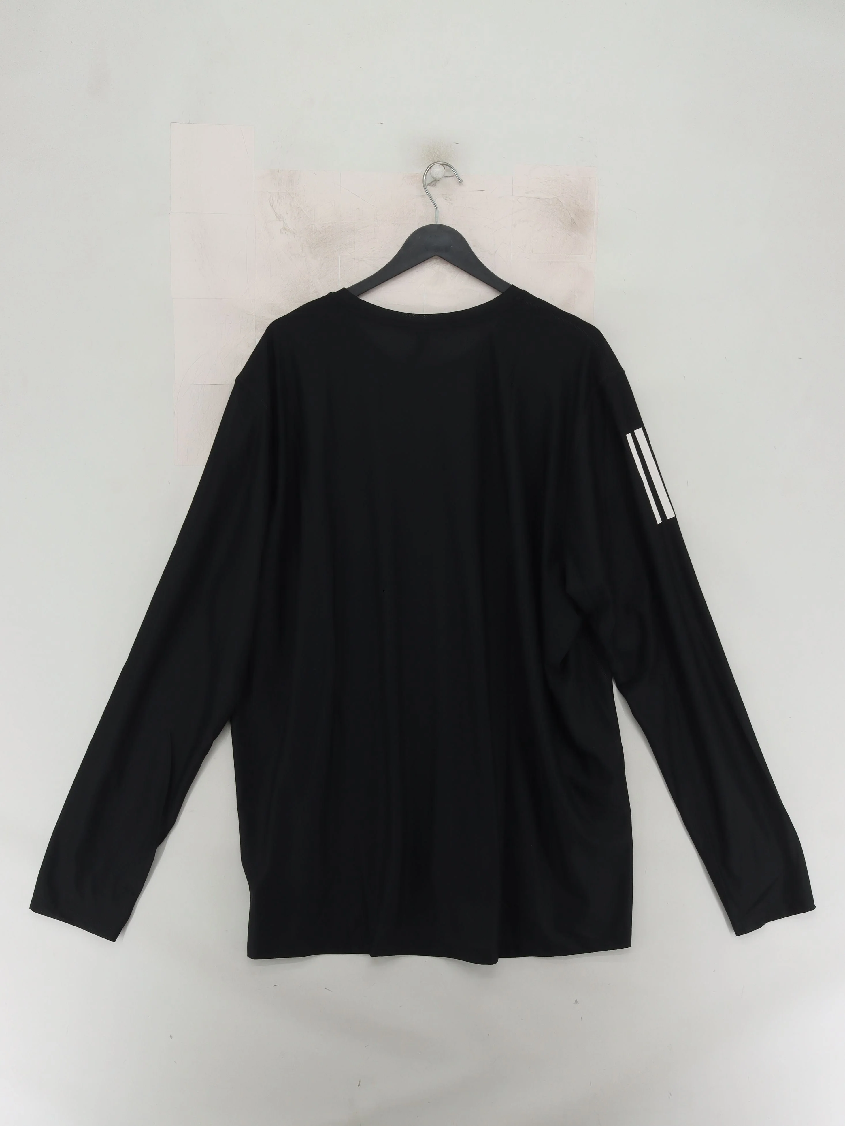 Adidas Men's T-Shirt XXL Black Polyester with Elastane Round Neck Basic - Image 2