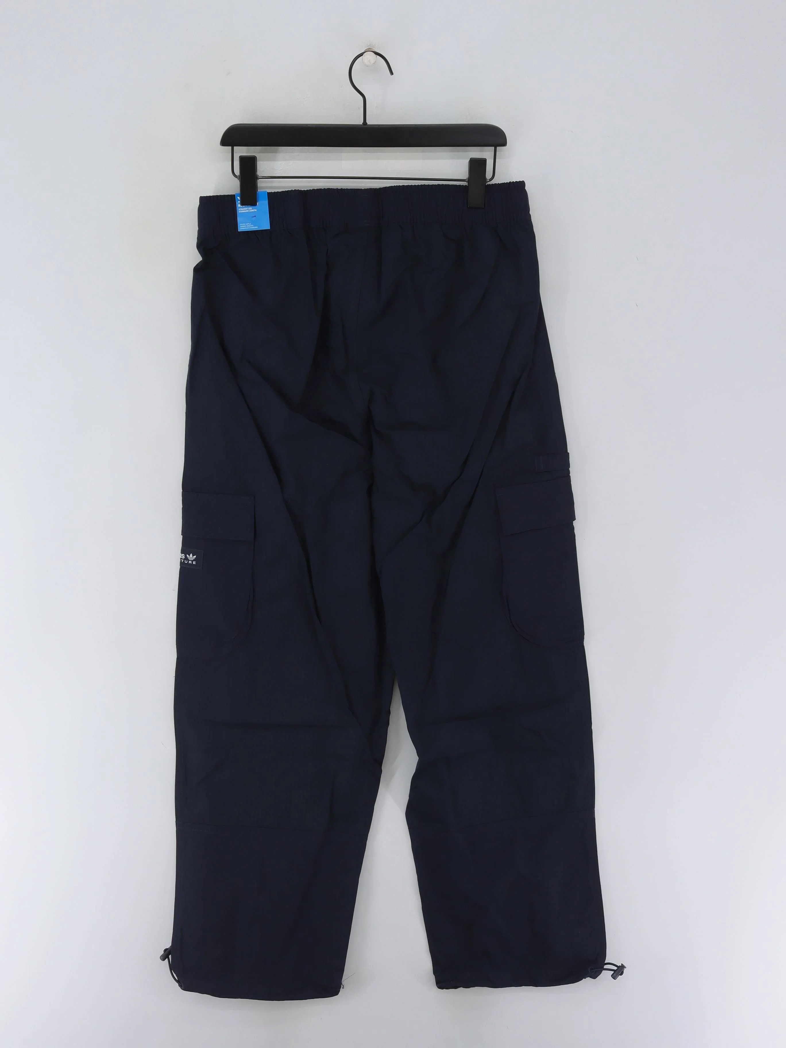 Adidas Men's Trousers L Blue Cotton with Nylon Straight Cargo New with tags - Image 2