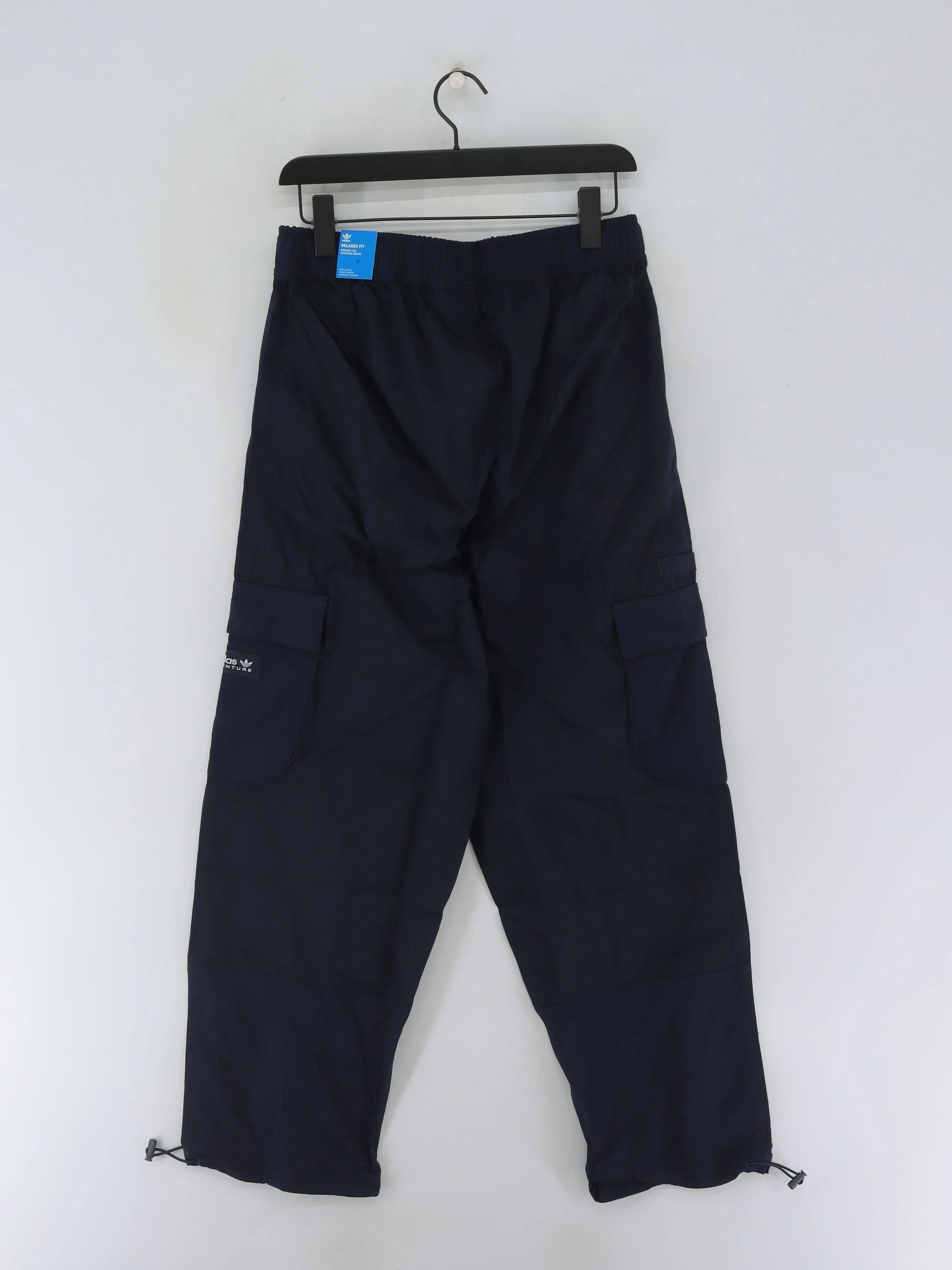 Adidas Men's Trousers M Blue Cotton with Nylon Straight Cargo New with tags - Image 2