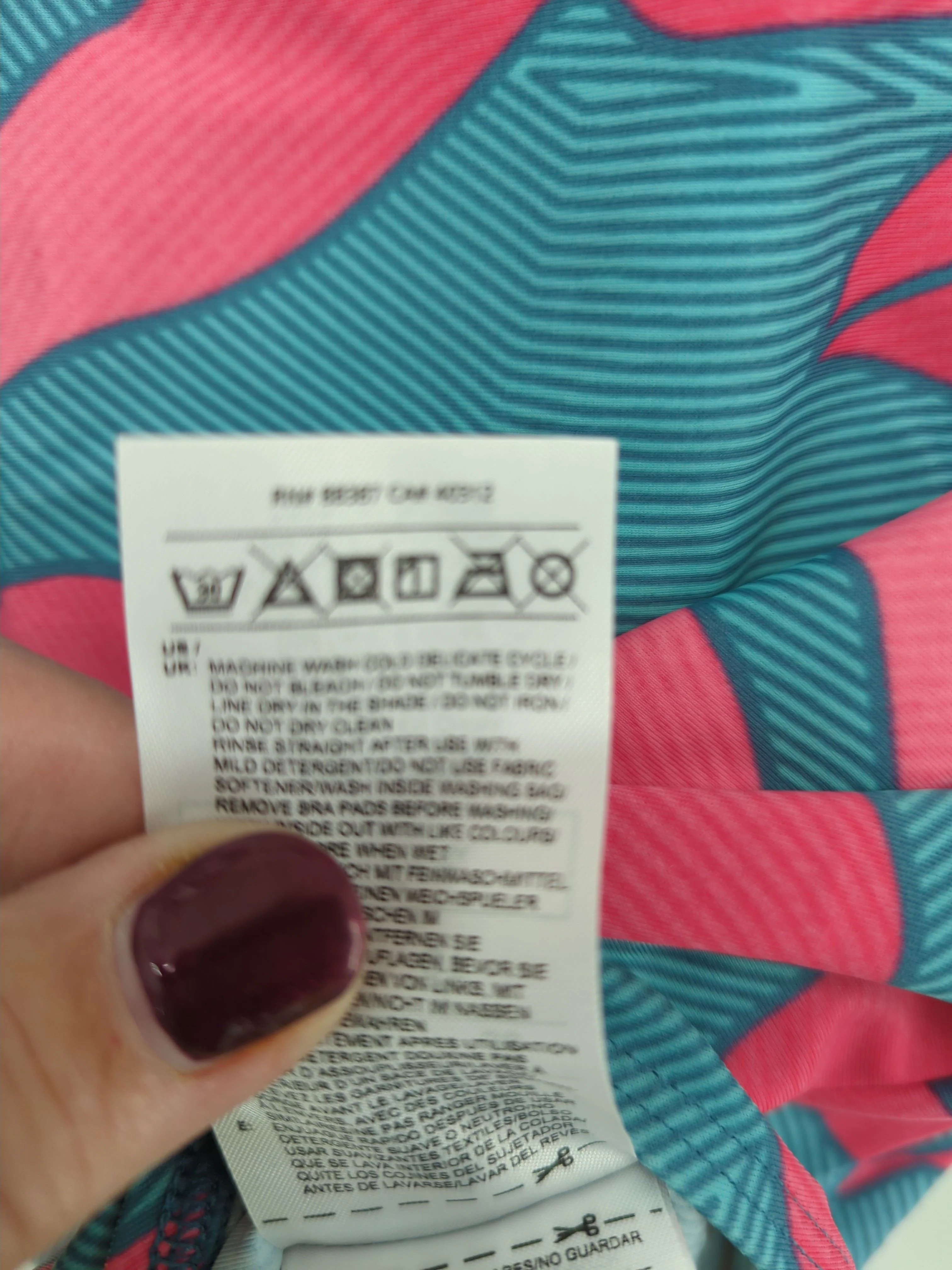 Adidas one-piece swimsuit in multi RRP £25.5 - Image 6