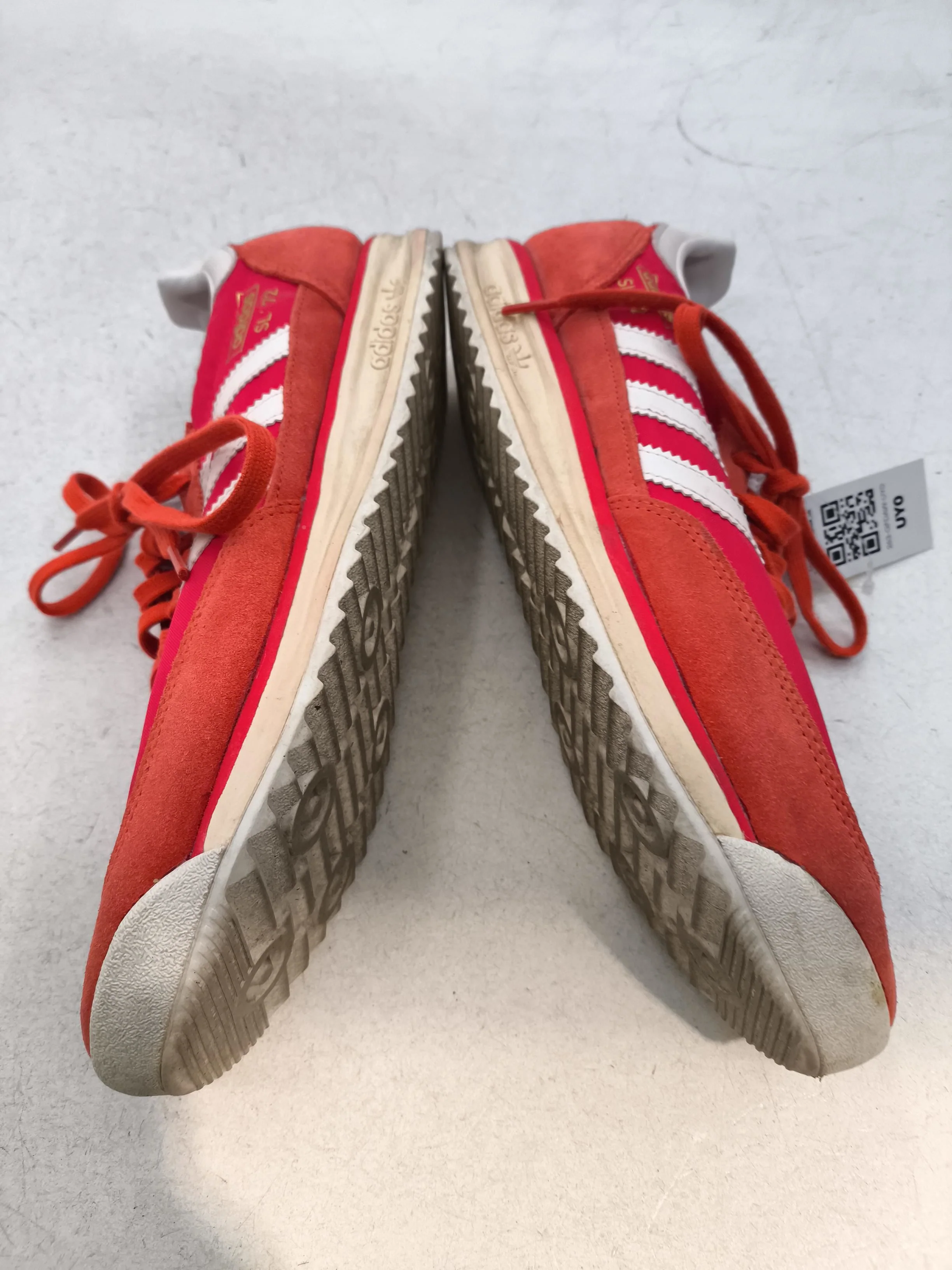 Adidas SL 72 Women's Trainers UK11.5 EU46 US12 in Red - Image 7