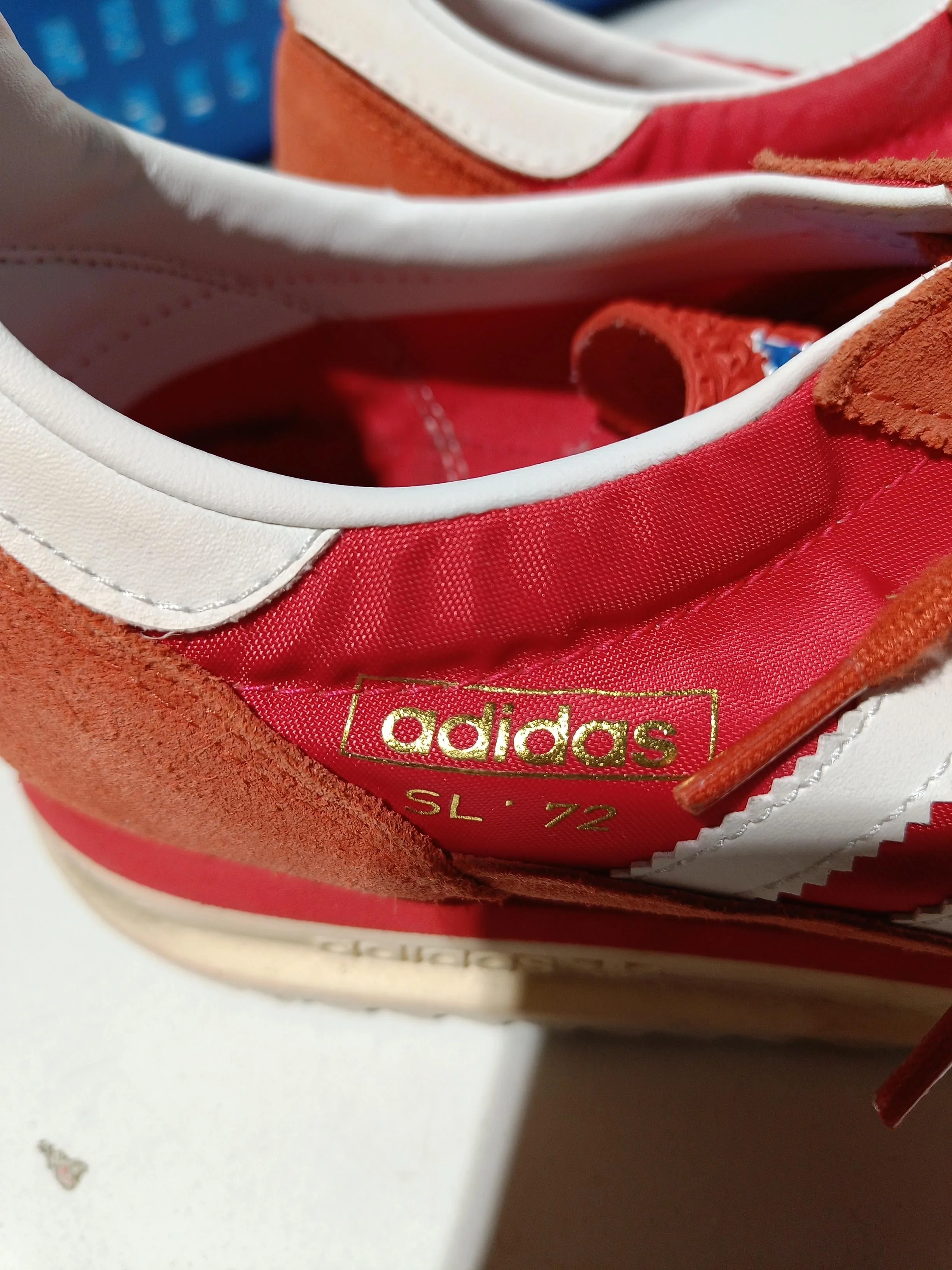 Adidas SL 72 Women's Trainers UK11.5 EU46 US12 in Red - Image 9