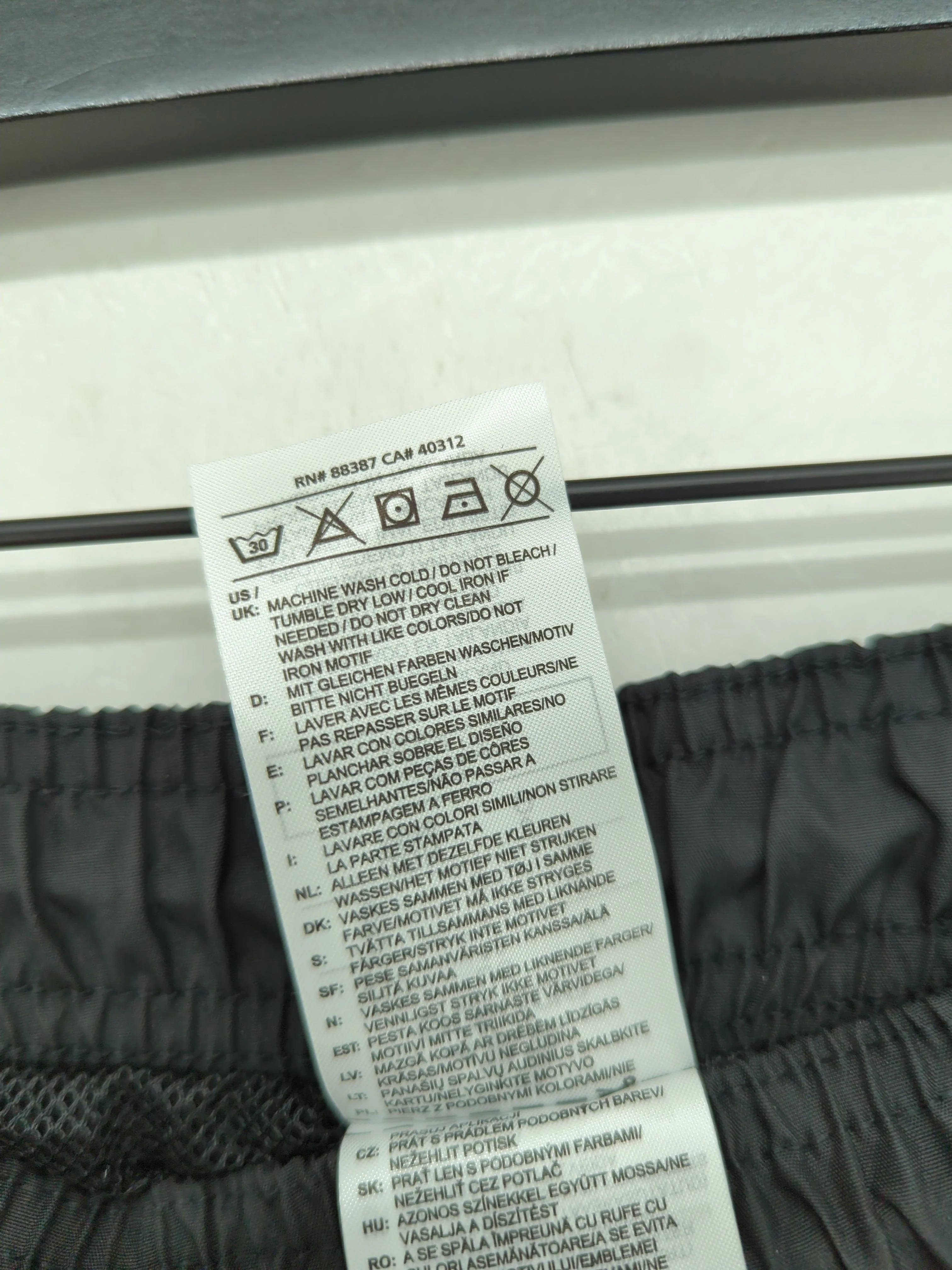 Adidas swim trunks in black RRP £17 - Image 6