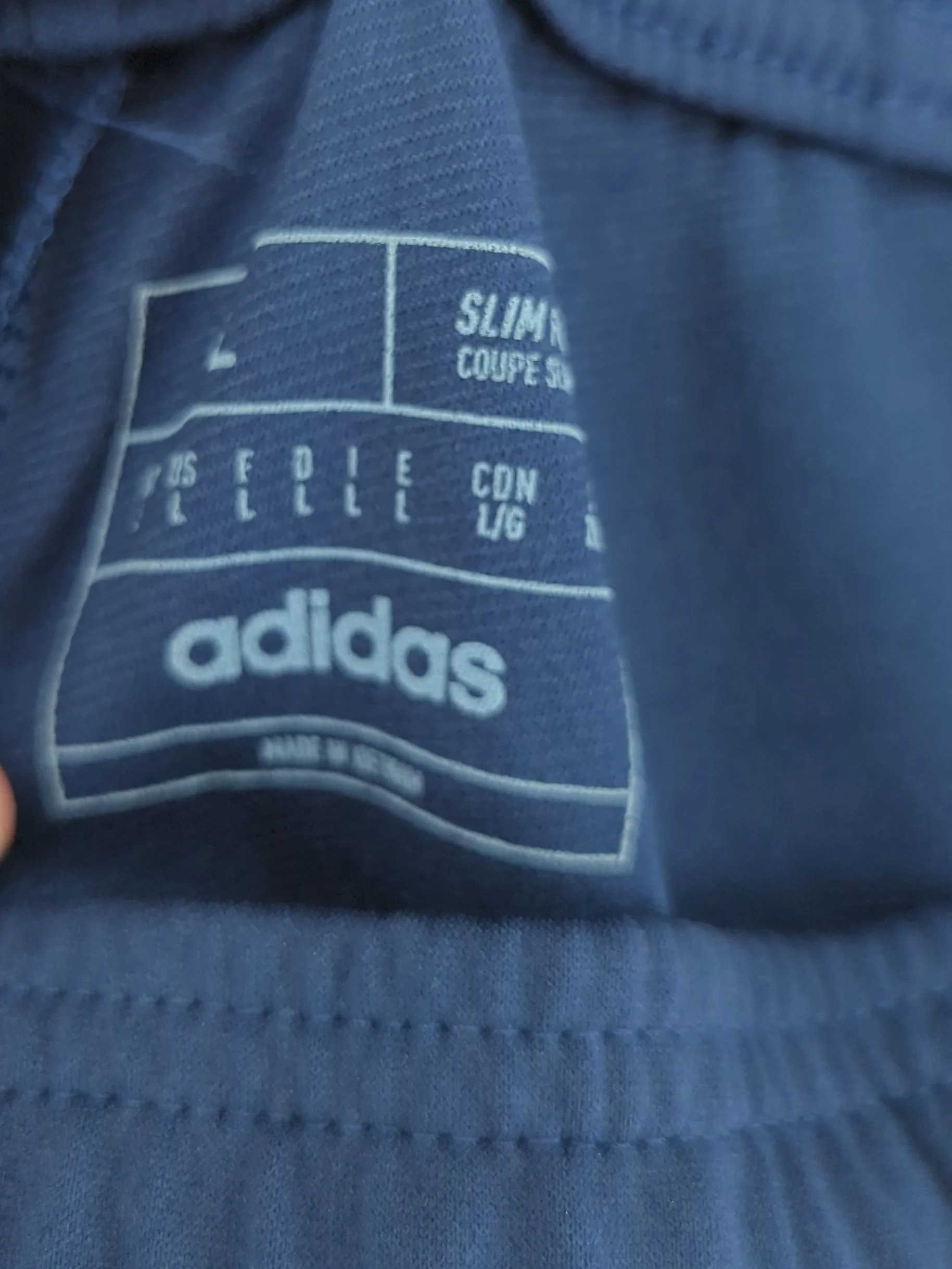 Adidas Track Pants trousers blue RRP £55 - Image 5